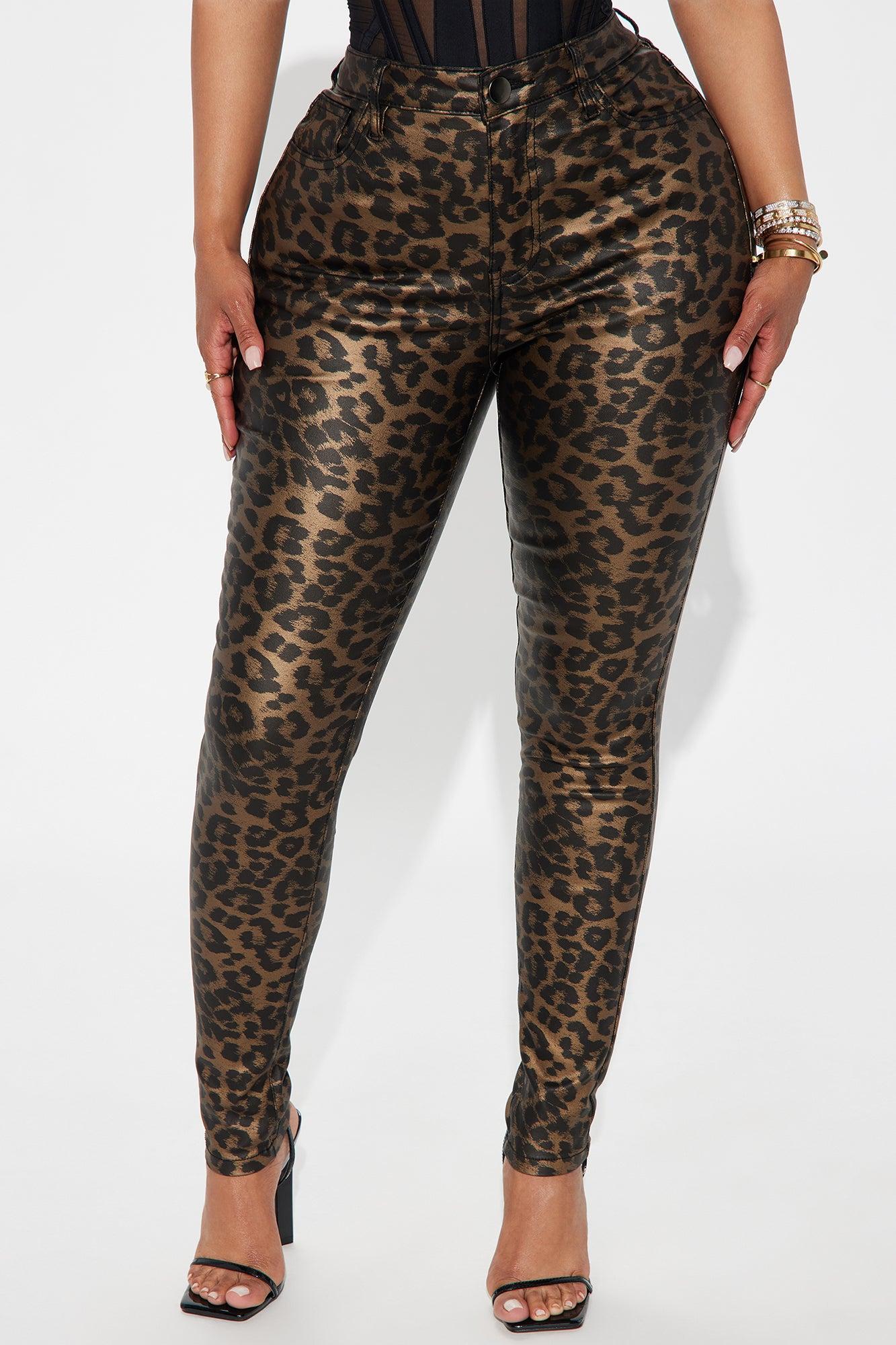 Chloe Leopard Skinny Pant - Leopard Female Product Image
