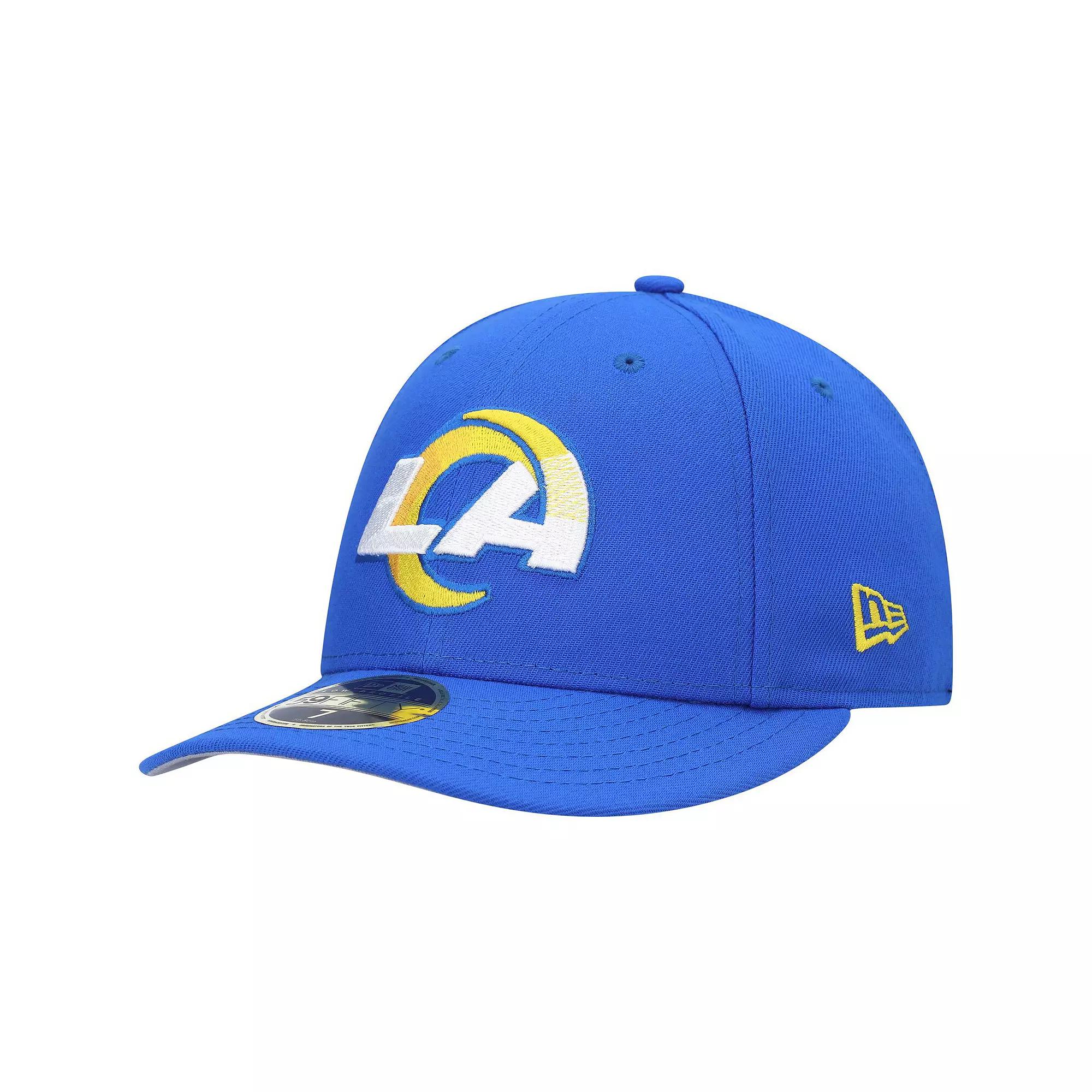 Men's New Era Royal Los Angeles Rams Omaha Low Profile 59FIFTY Fitted Hat,  Product Image