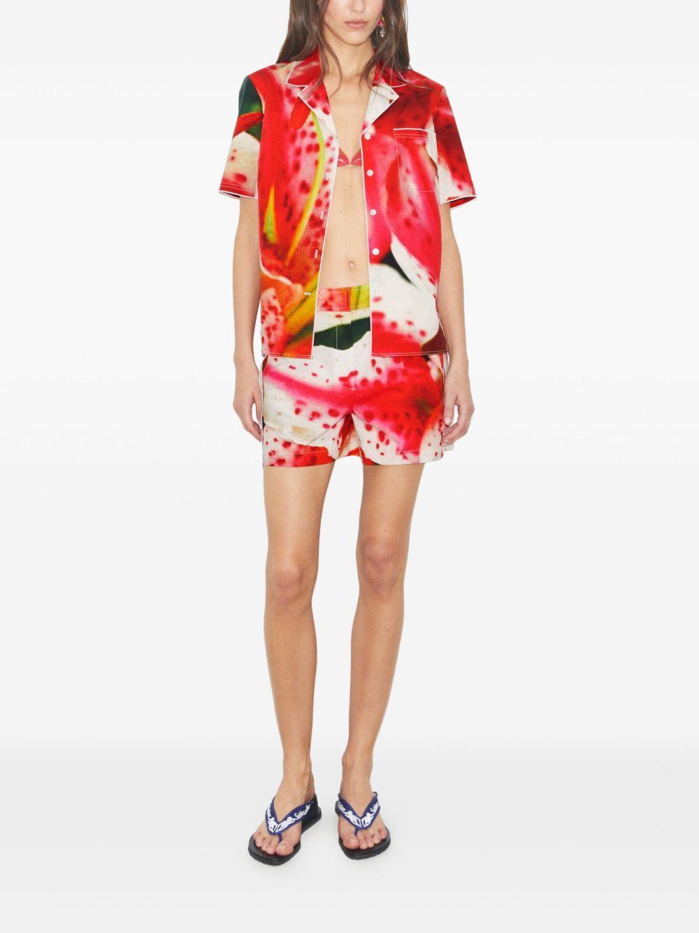 Camp floral-print shorts Product Image