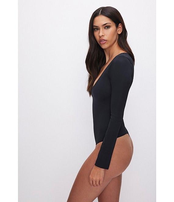 Good American Sculpting Scoop Neck Long Sleeve Bodysuit Product Image