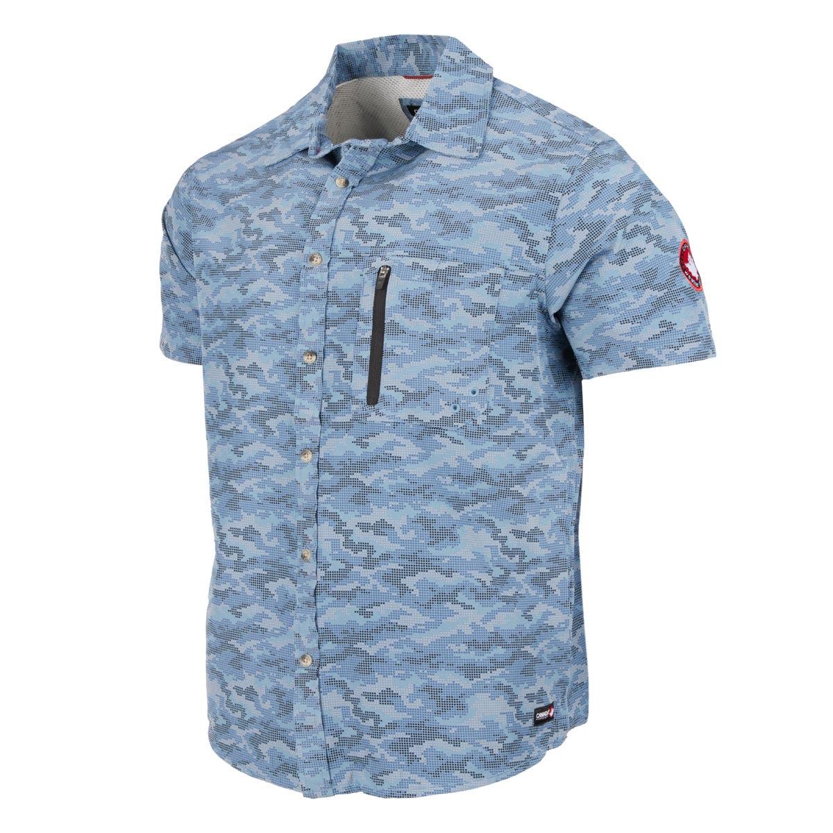 Canada Weather Gear Men's Non Perforated Button up Short Sleeve Shirt Product Image
