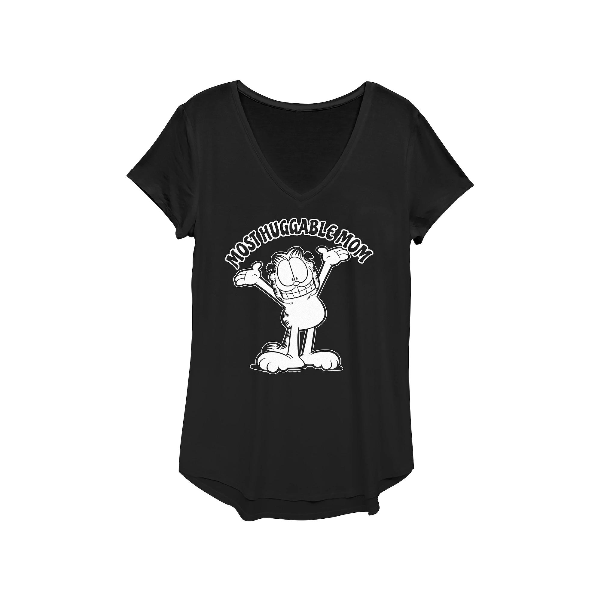 Women's Garfield Most Huggable Mom Graphic Tee,  Product Image