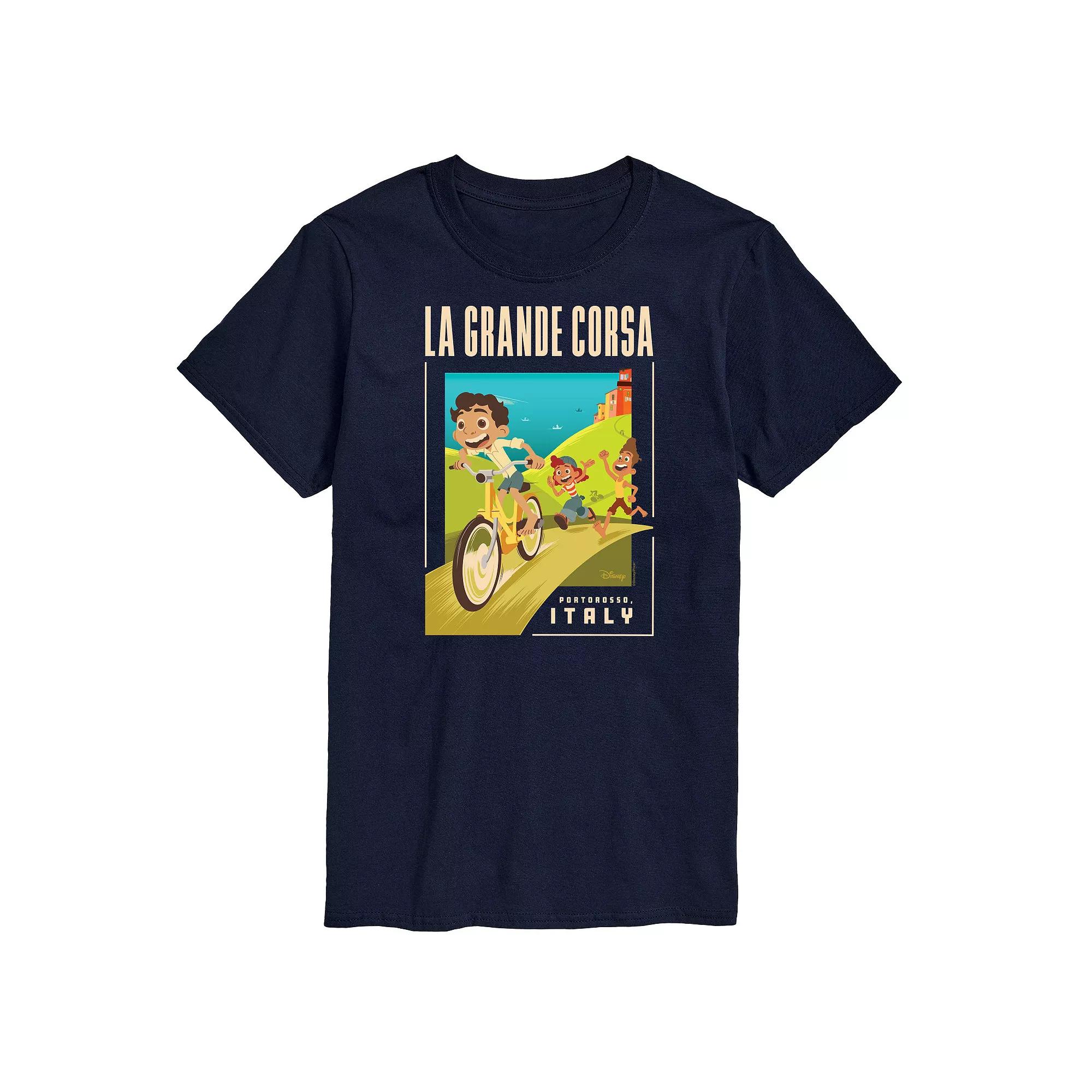 Disney / Pixar's Luca Big & Tall La Grande Postcard Graphic Tee, Men's,  Product Image
