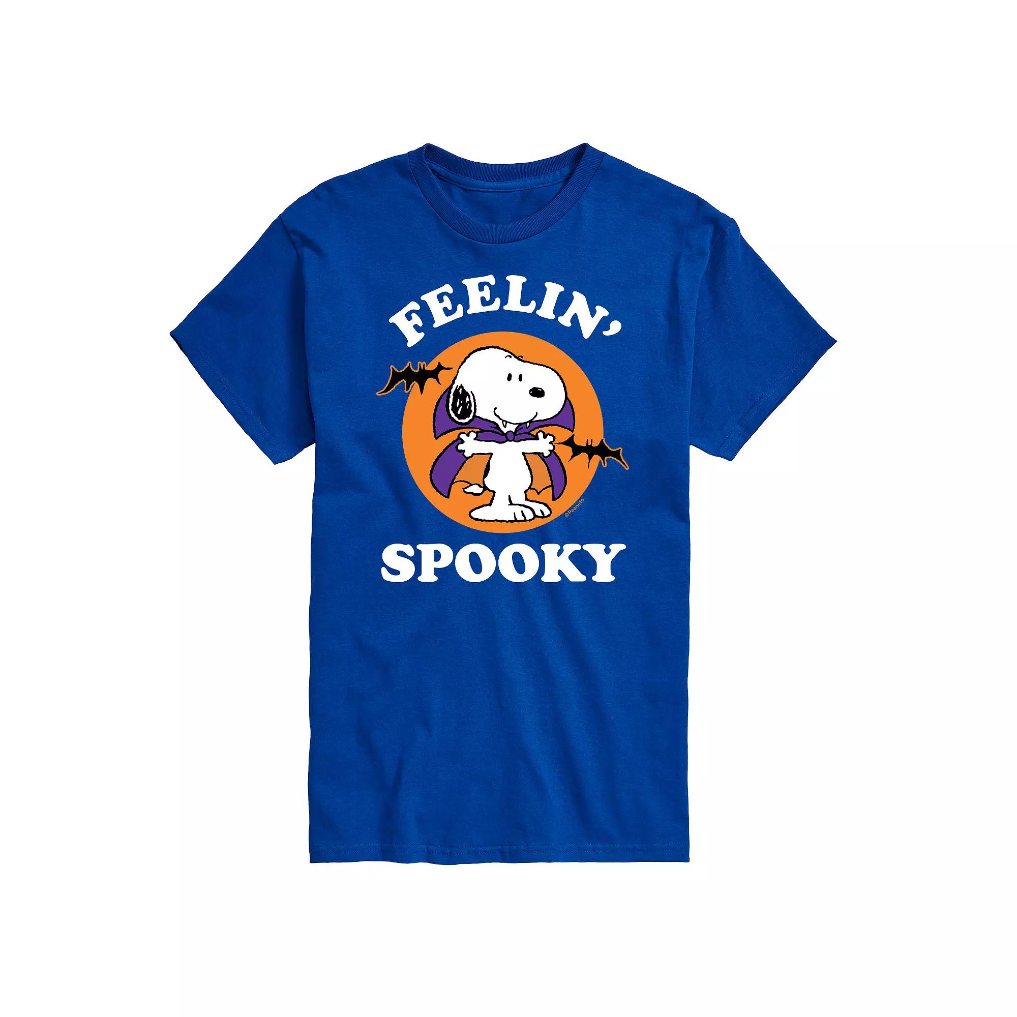 Big & Tall Peanuts Feelin Spooky Tee, Men's,  Product Image