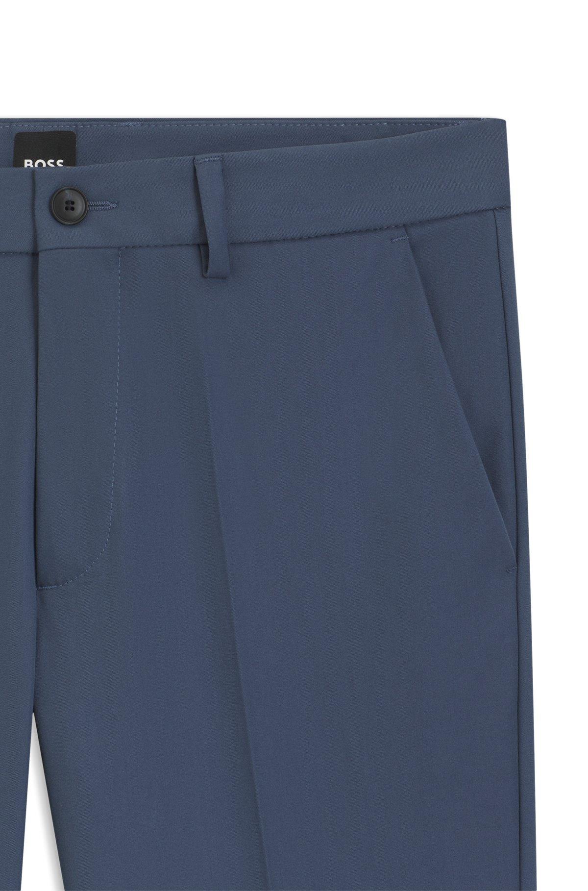 Slim-fit pants in cotton-blend twill Product Image