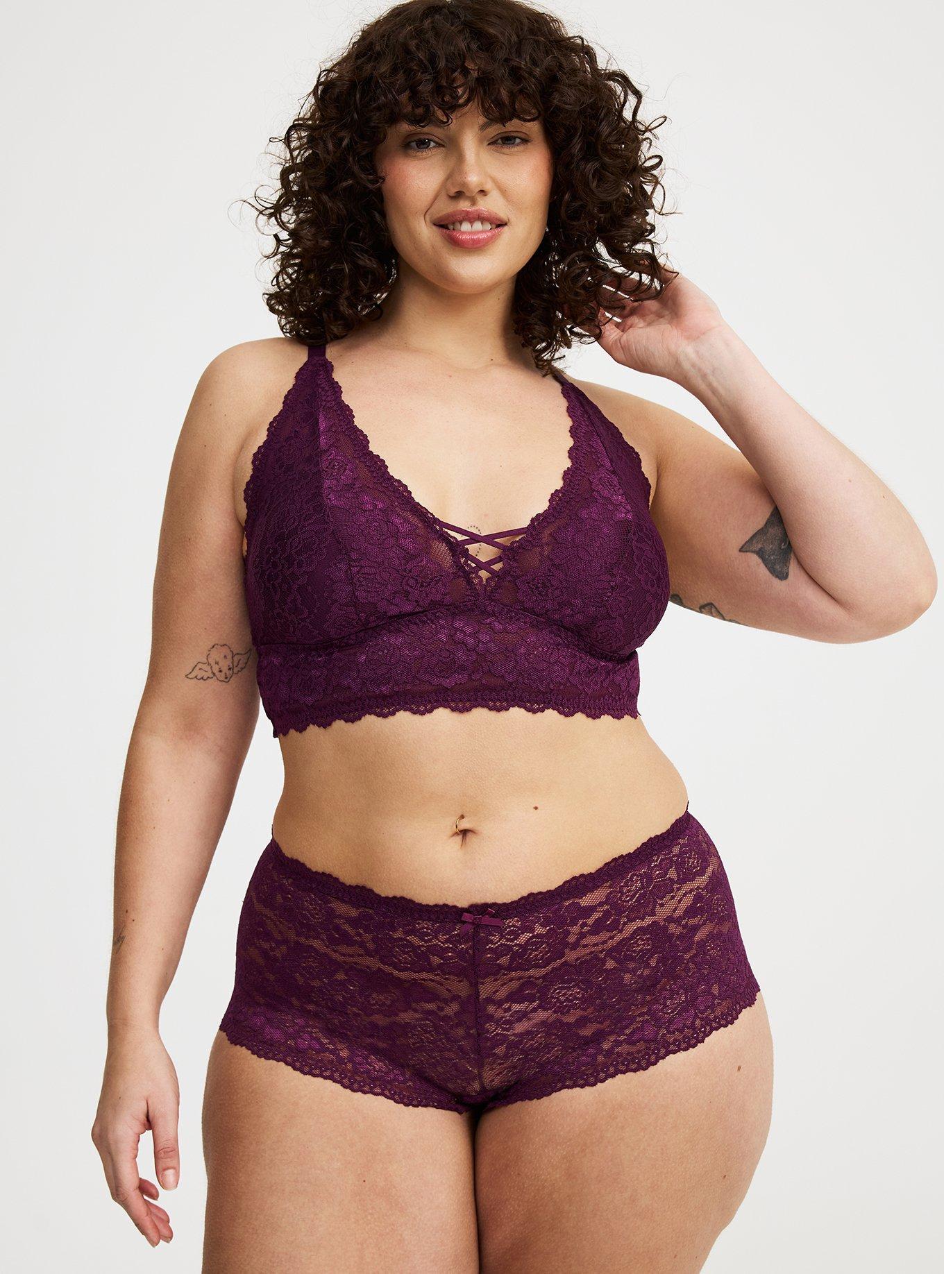 Mid-Rise Simply Lace Cheeky Panty Product Image