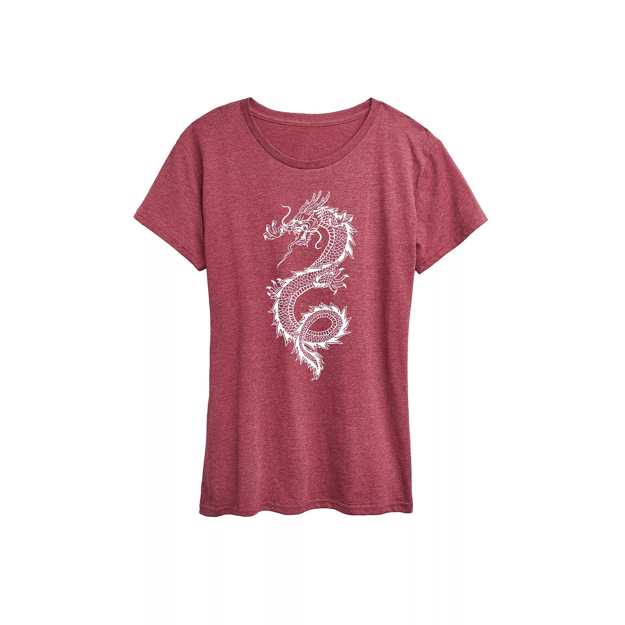 Women's Chinese Dragon Graphic Tee,  Product Image