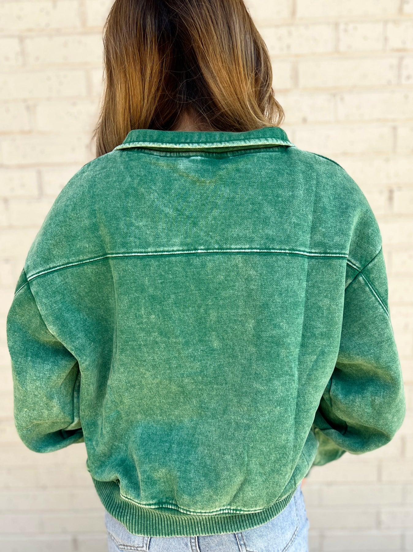 Find Out Half Zip Pullover - 4 colors Product Image