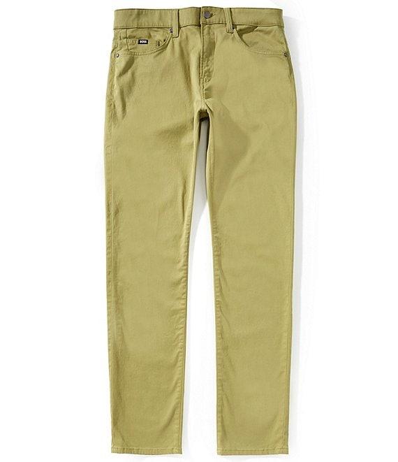 Hugo Boss BOSS Slim Fit Delaware Tapered Stretch Jeans Product Image