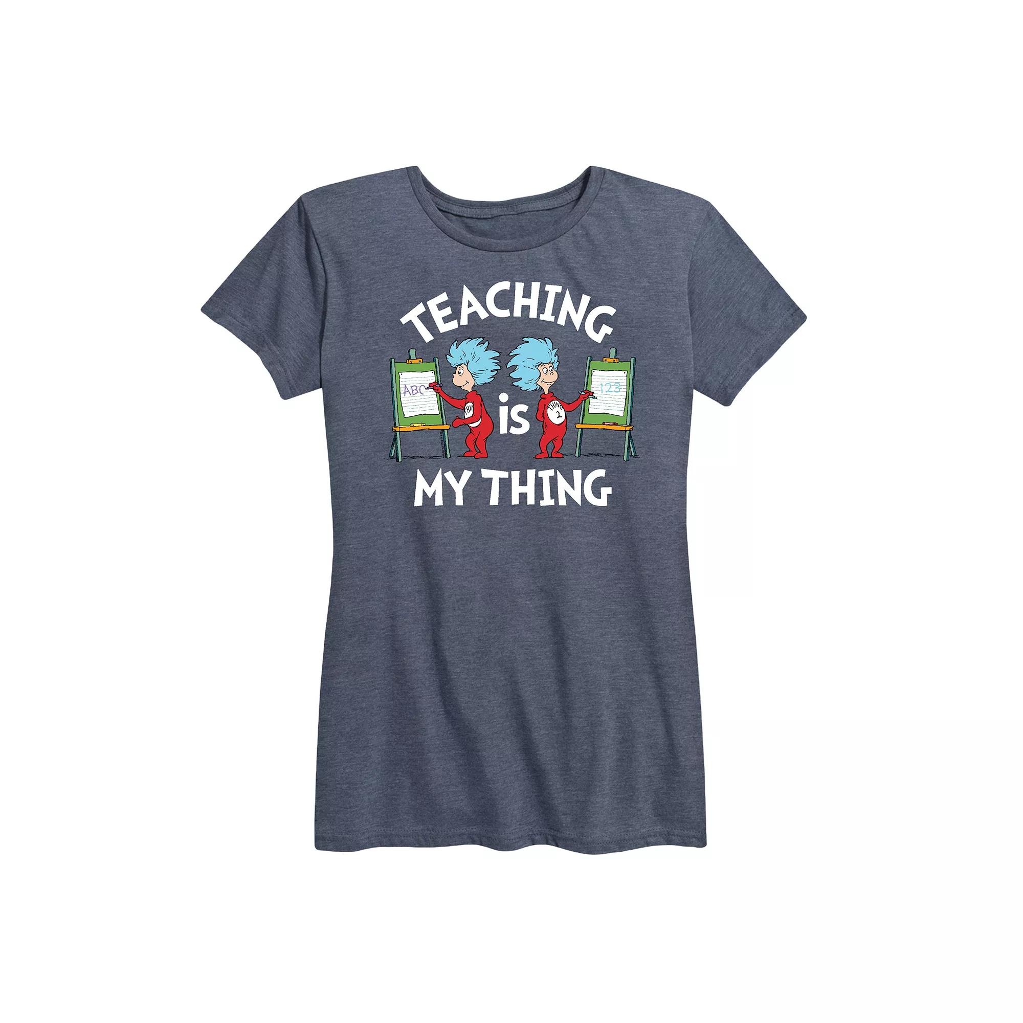 Women's Dr. Seuss Teaching Is My Thing Graphic Tee, Girl's,  Product Image