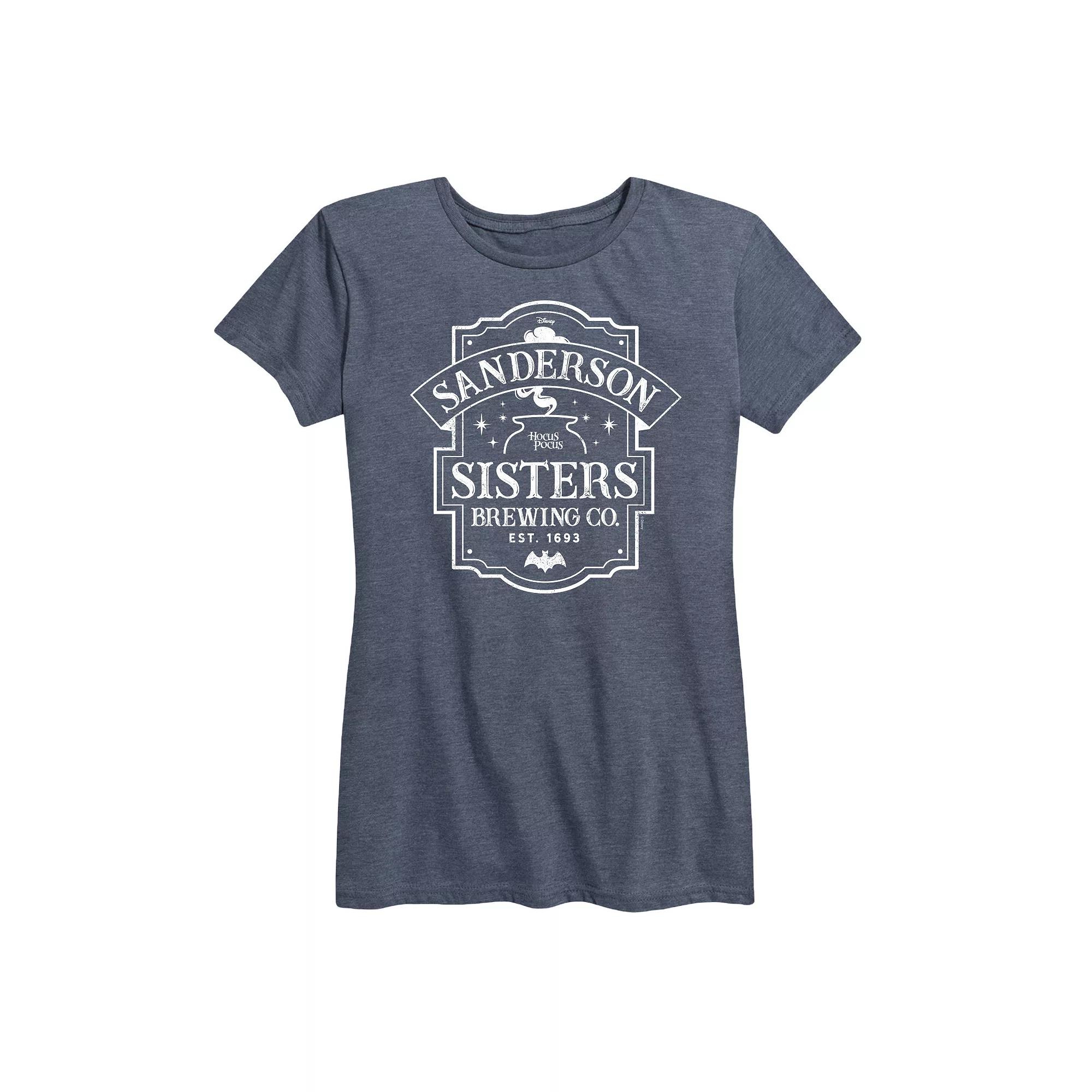 Disney's Hocus Pocus Women's Sanderson Sign Graphic Tee, Girl's,  Product Image