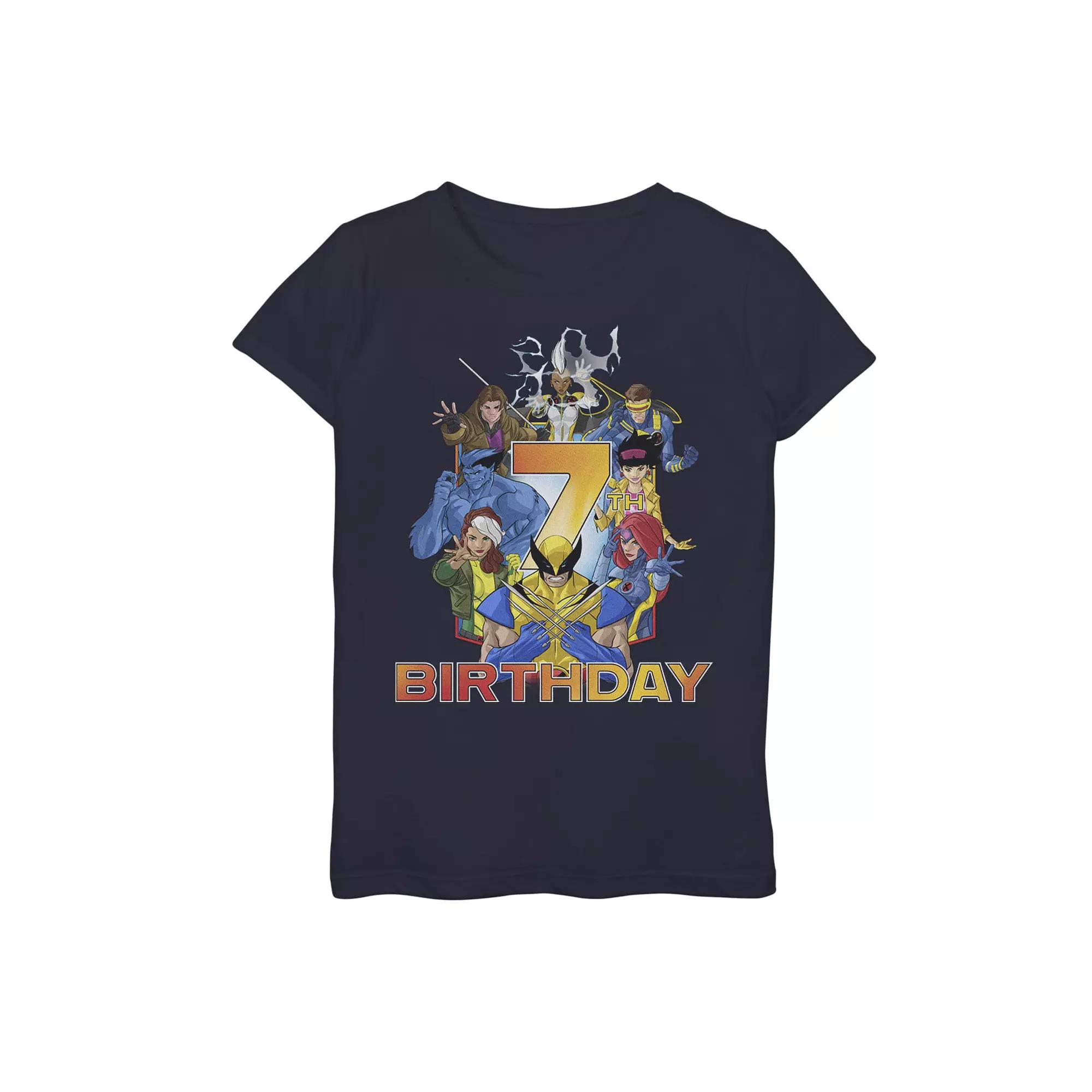 Girls 7-16 Marvel X-Men Group Shot 6th Birthday Graphic Tee, Girl's,  Product Image