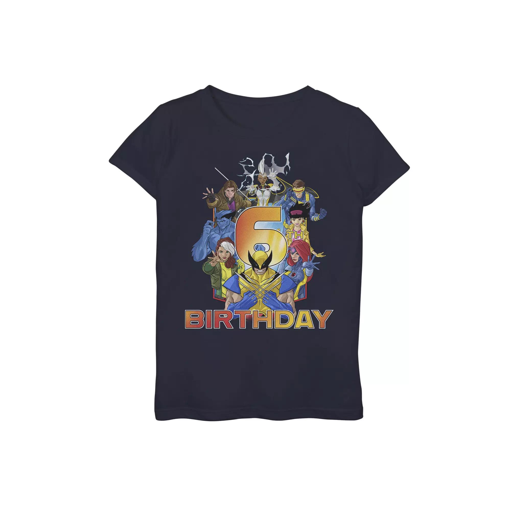 Girls 7-16 Marvel X-Men Group Shot 6th Birthday Graphic Tee, Girl's,  Product Image