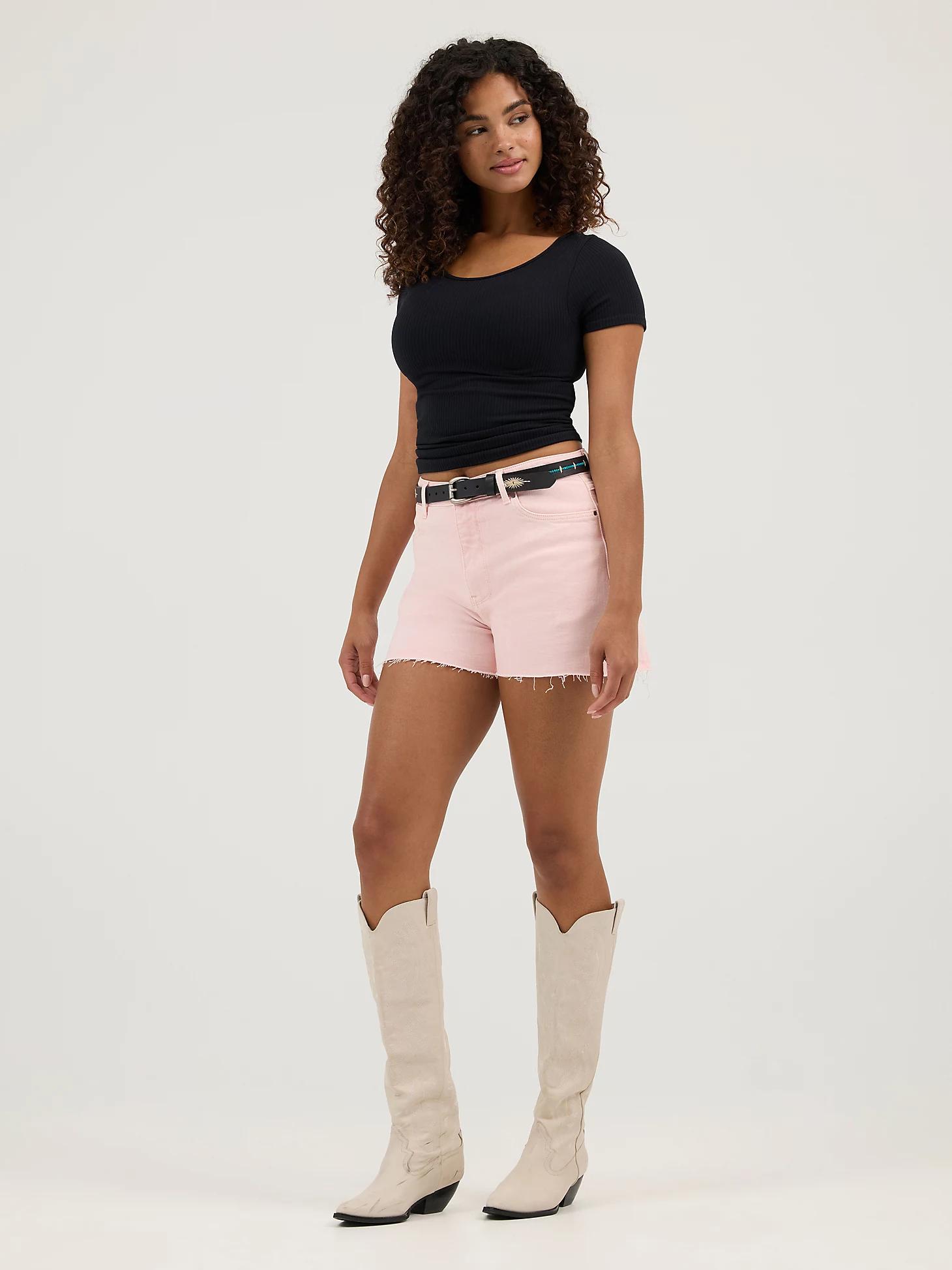 Women's High Rise Cowboy Short | Women's SHORTS & SKIRTS | Wrangler® Product Image
