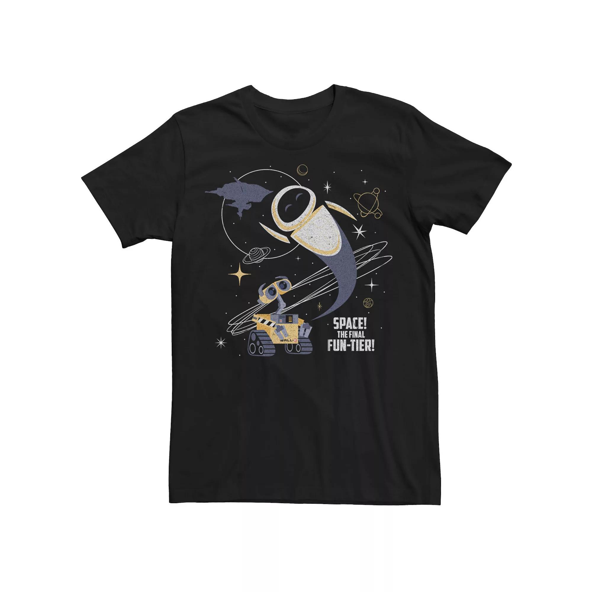 Disney / Pixar's WALL-E & Eve Men's Space The Final Fun-tier Tee,  Product Image