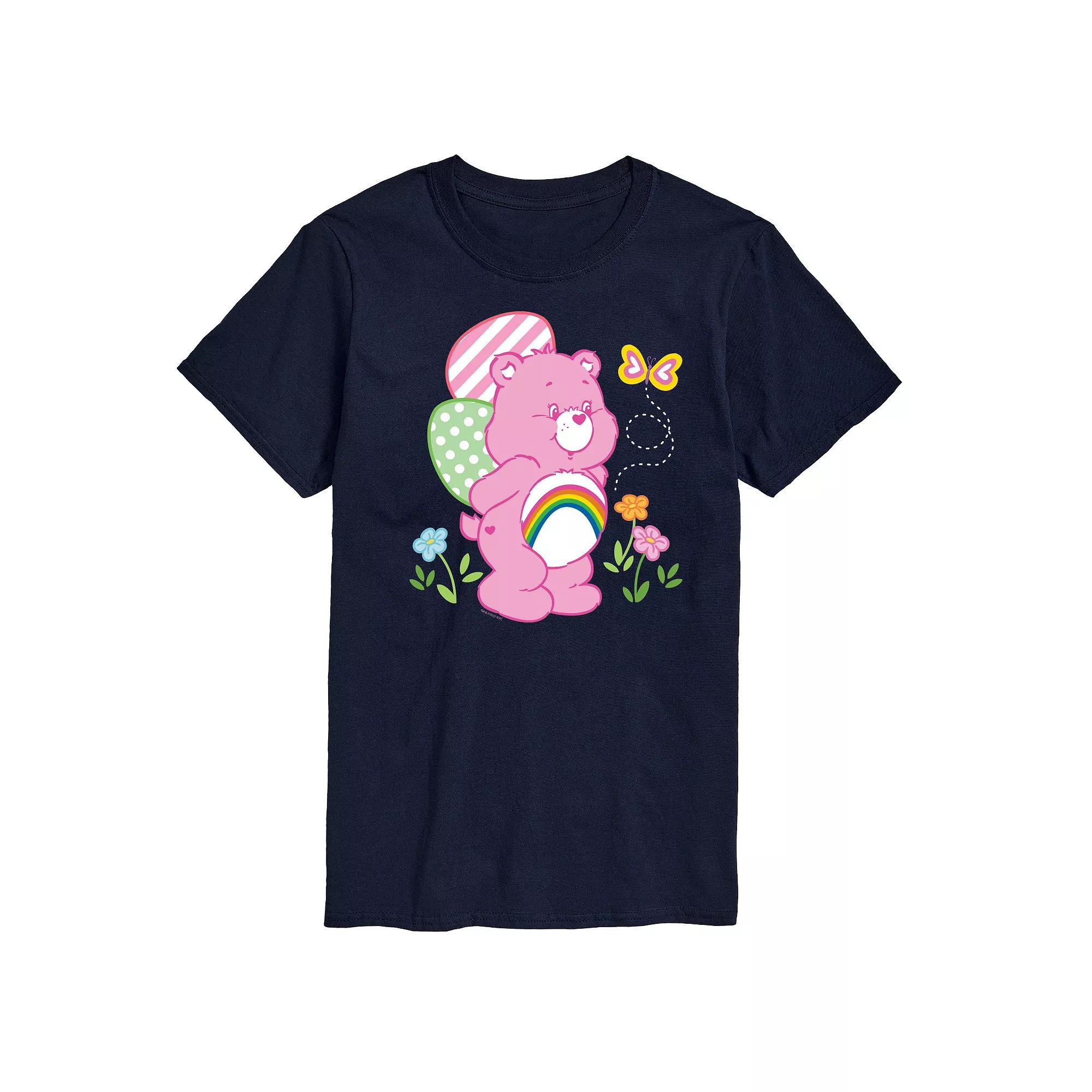 Men's Care Bears Cheer Bear Easter Scene Graphic Tee,  Product Image