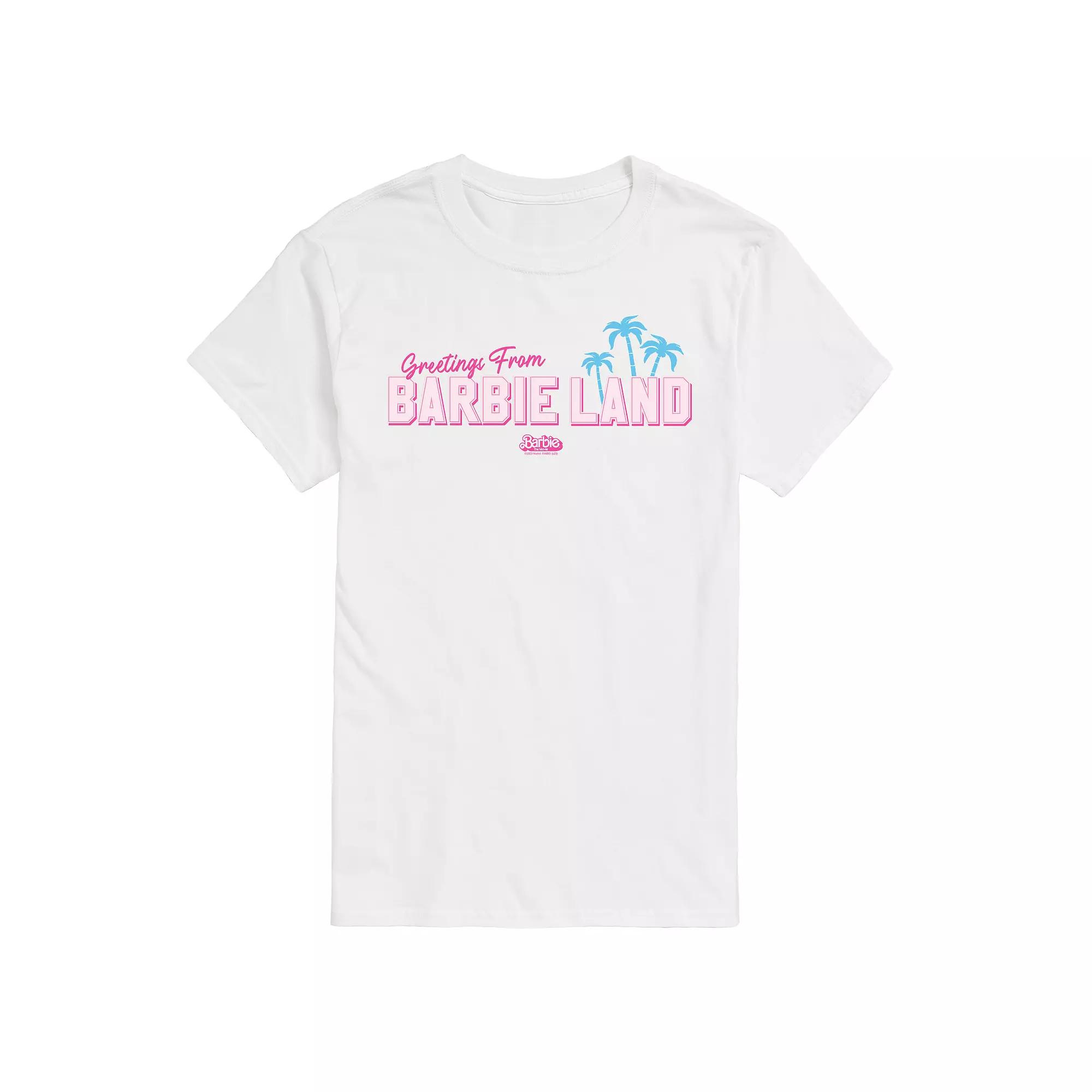 Men's Barbie Movie Greetings From Graphic Tee,  Product Image