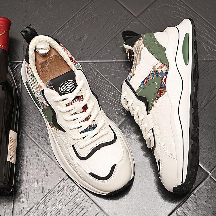 Platform Panel Sneakers Product Image