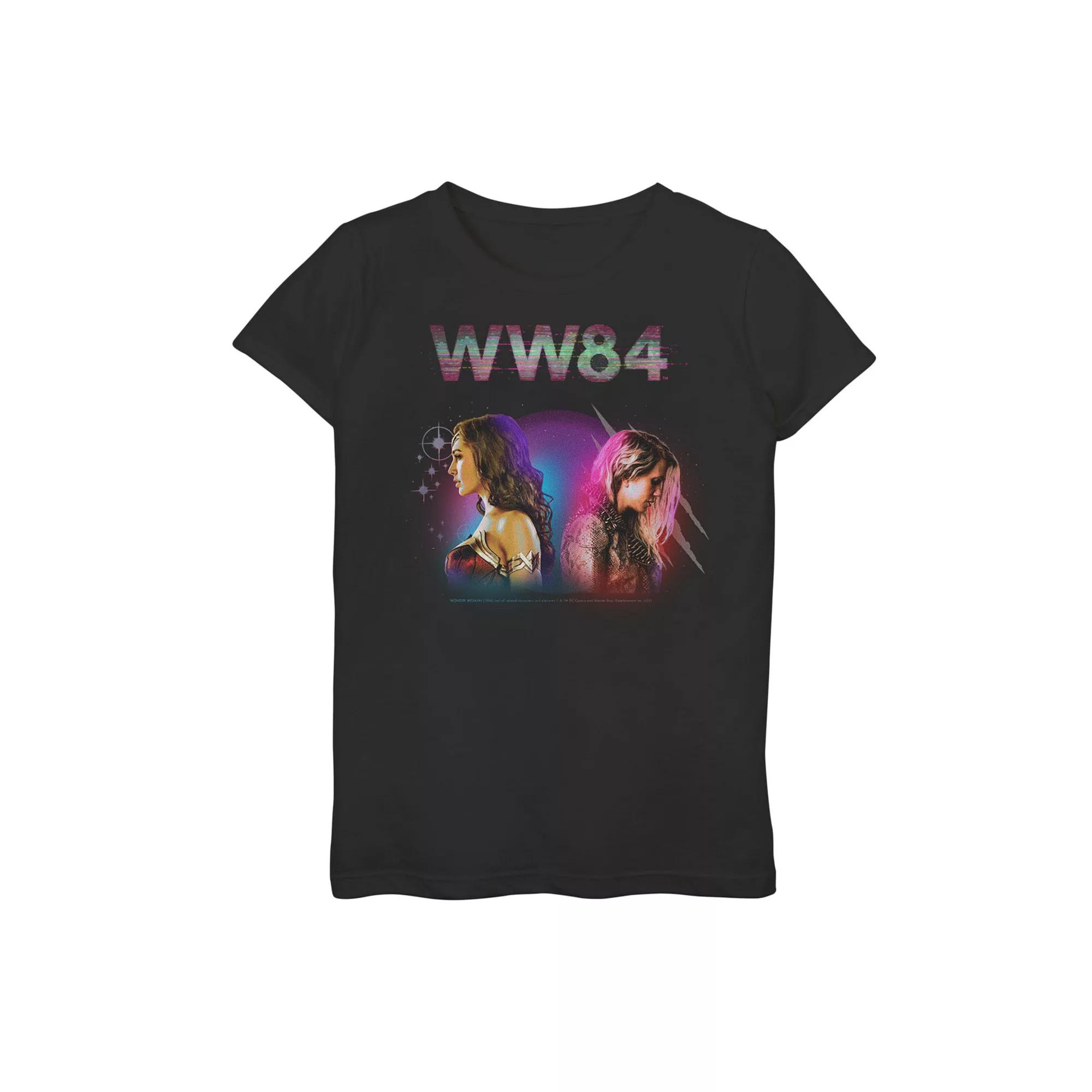 Girls 7-16 DC Comics Wonder Woman Cheetah Split Poster Graphic Tee, Girl's,  Product Image