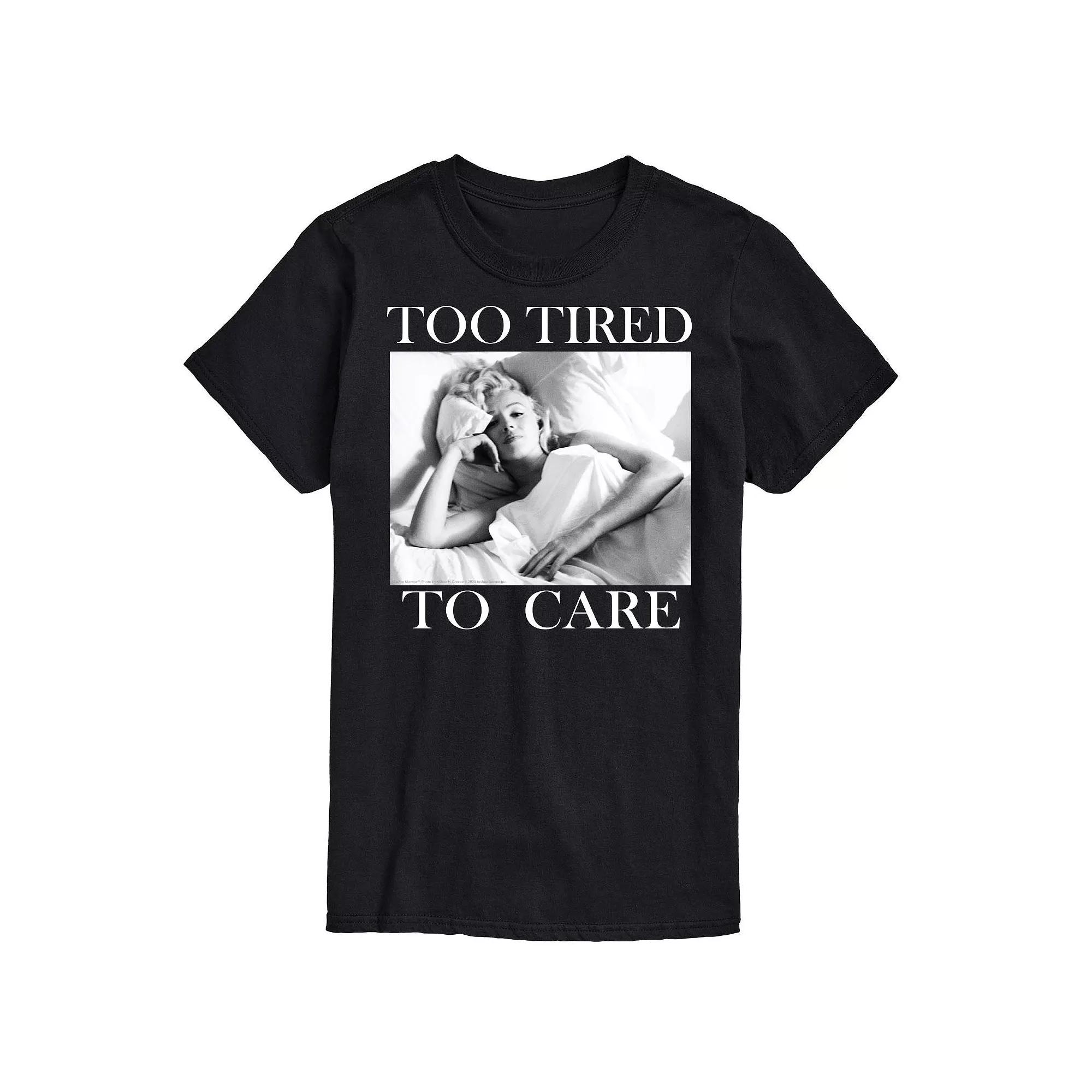 Big & Tall Marilyn Monroe Too Tired Tee, Men's,  Product Image