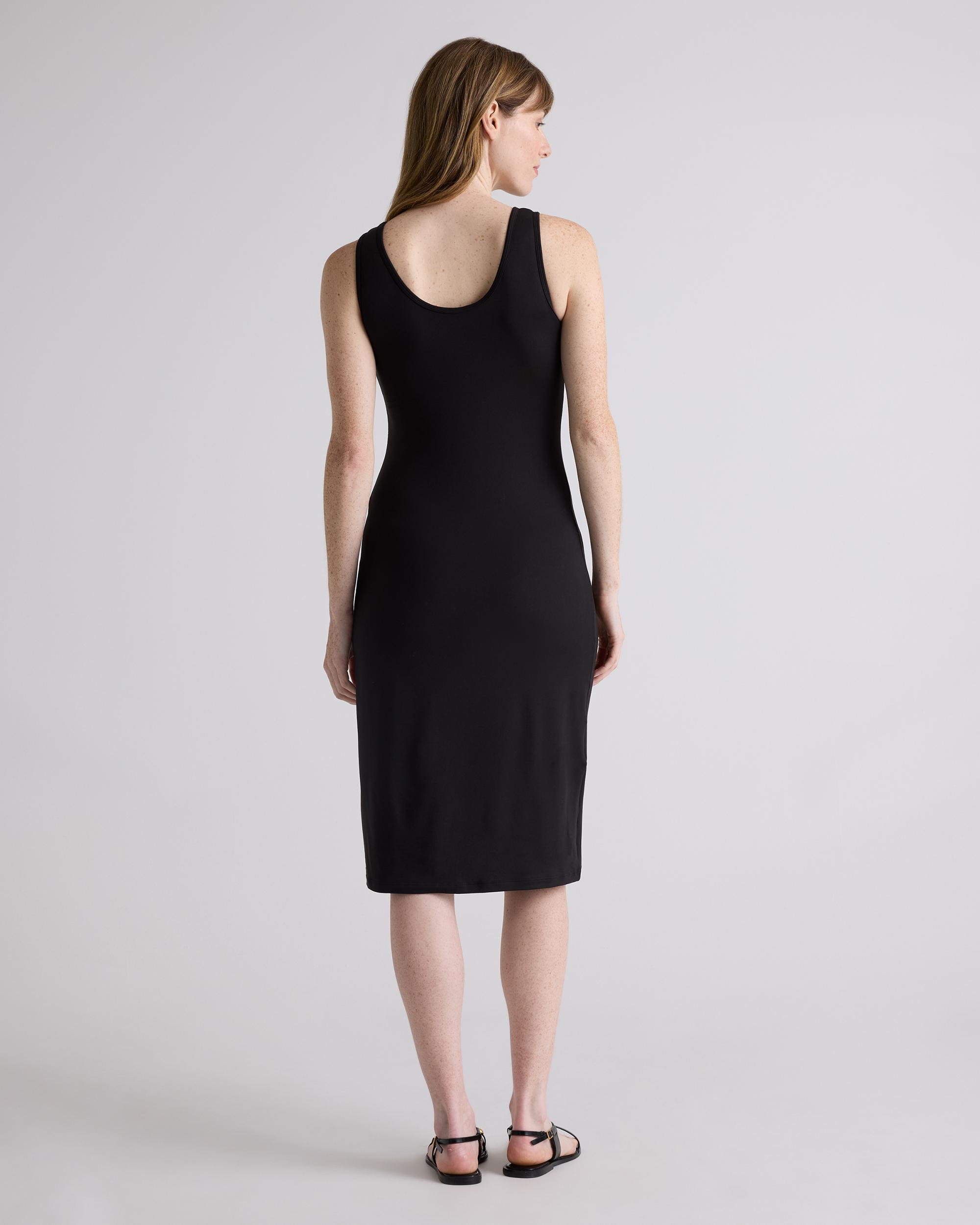 Quince | Women's Recycled Knit Maternity Tank Top Midi Dress Recycled Polyester Product Image