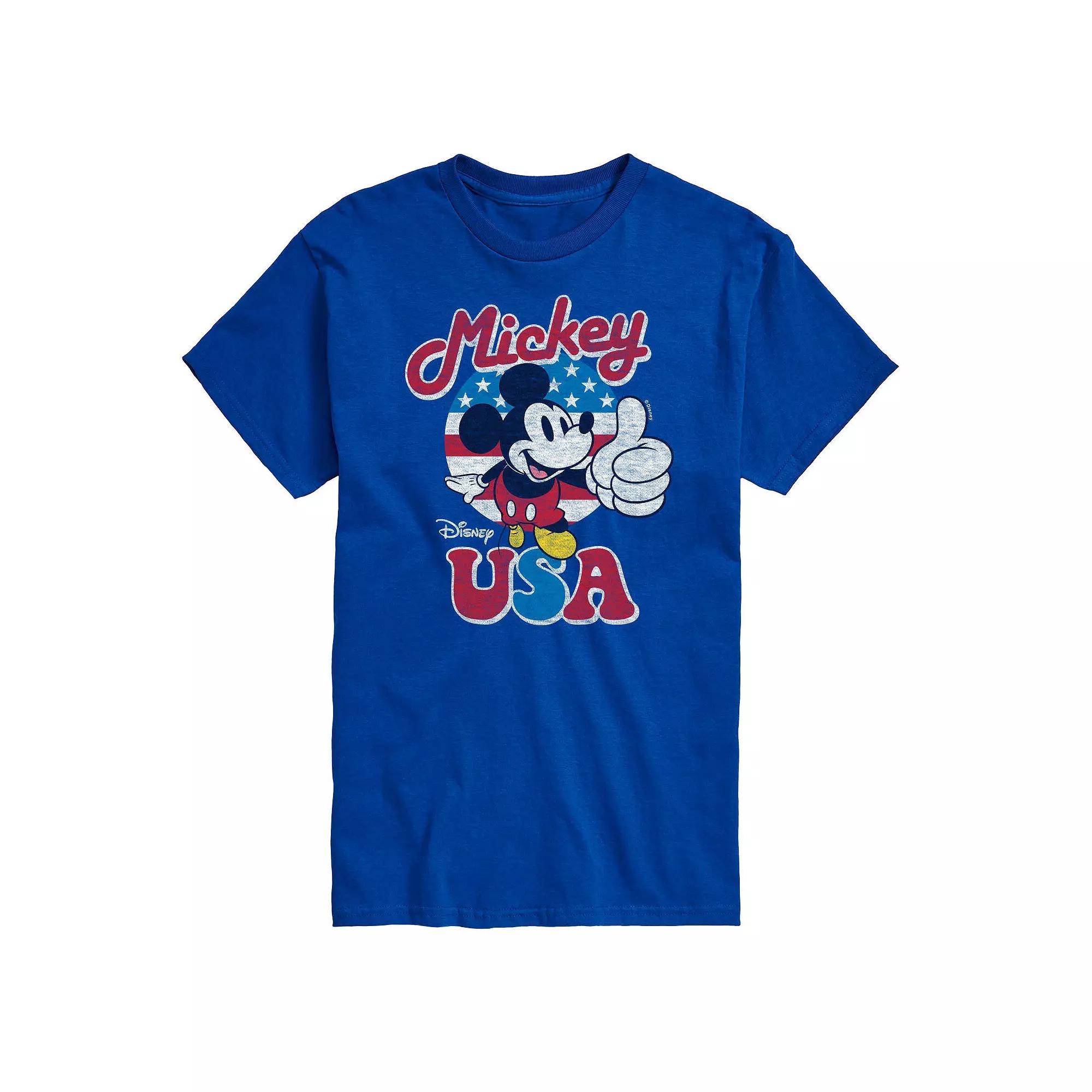 Disney's Mickey Mouse Men's USA Americana Graphic Tee,  Product Image