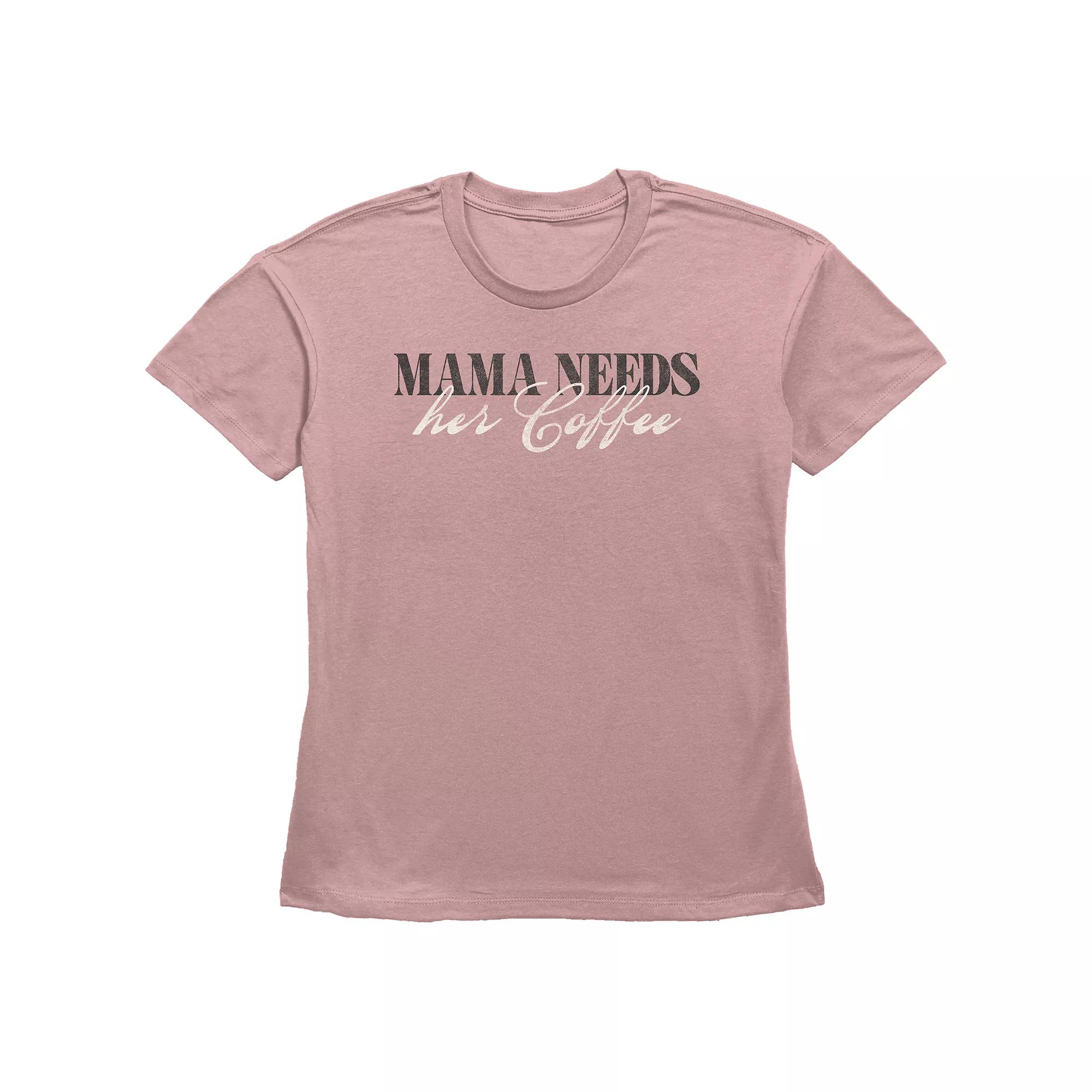 Women's Fifth Sun "Mama Needs Her Coffee" Cursive Script Graphic Tee, Girl's,  Product Image