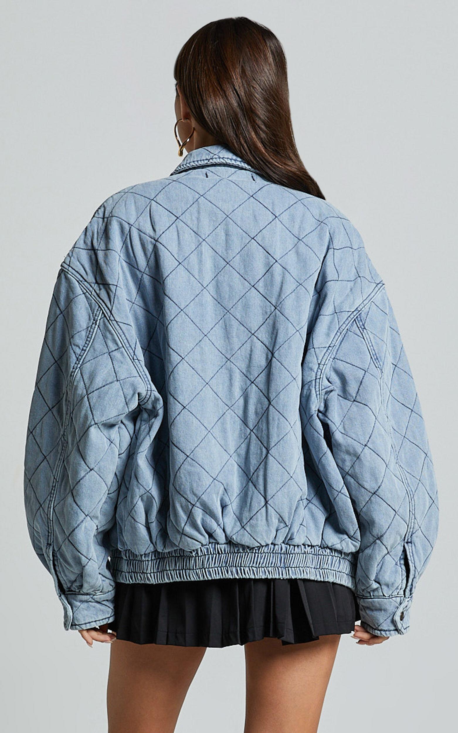 Lioness - Kenny Bomber in Light Denim Product Image