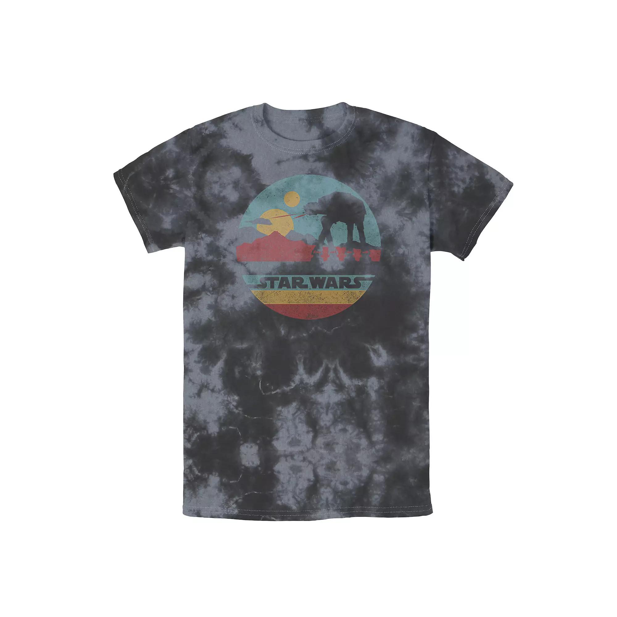 Men's Star Wars AT-AT Silhouette Title Logo Circle Tee, Boy's,  Product Image