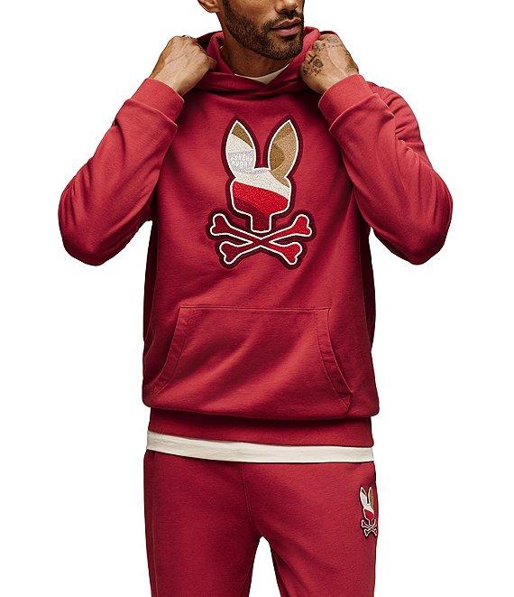 Psycho Bunny Dante Embroidery Knit Hoodie Product Image