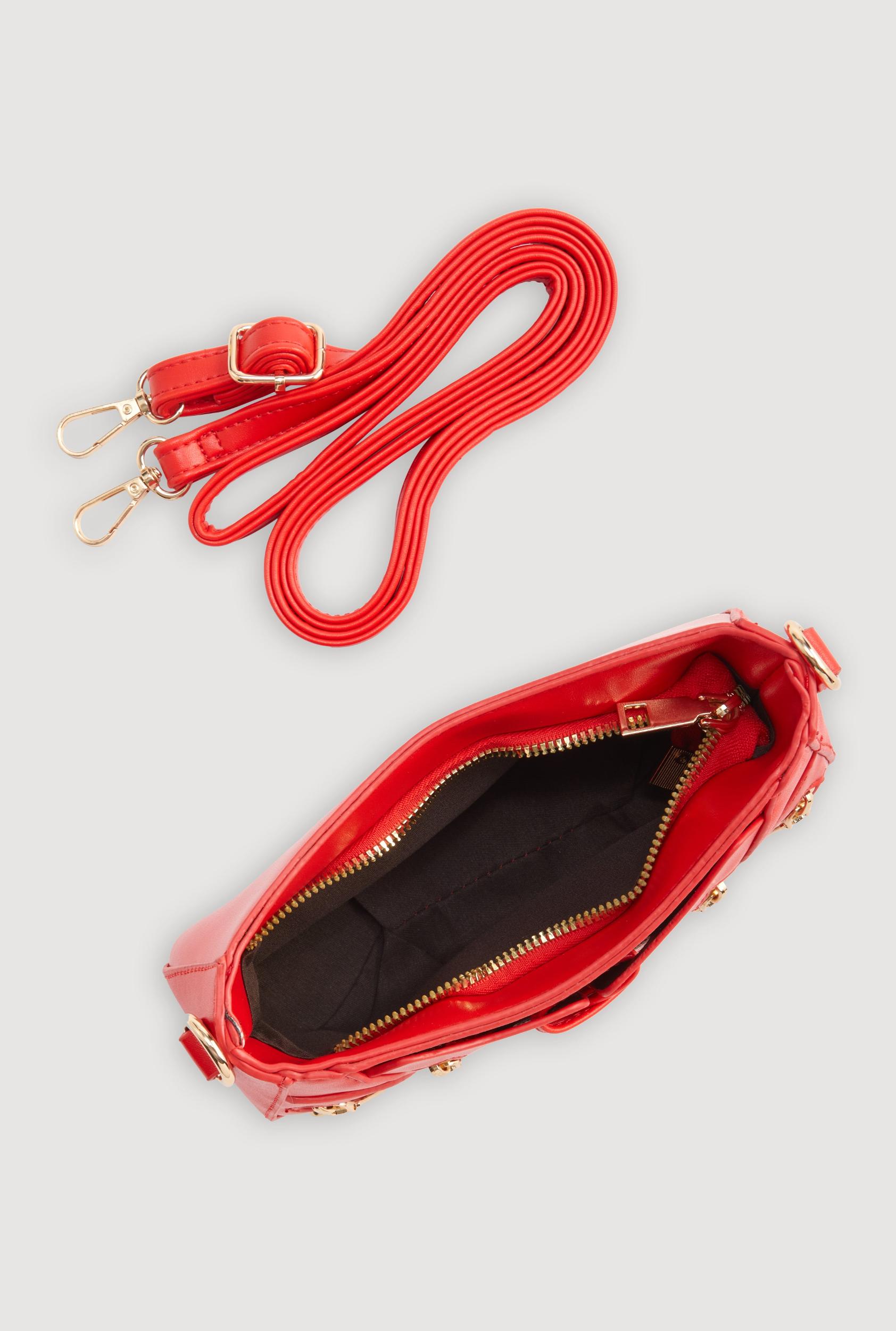 Lace Up Detail Crossbody Bag Unisex Product Image