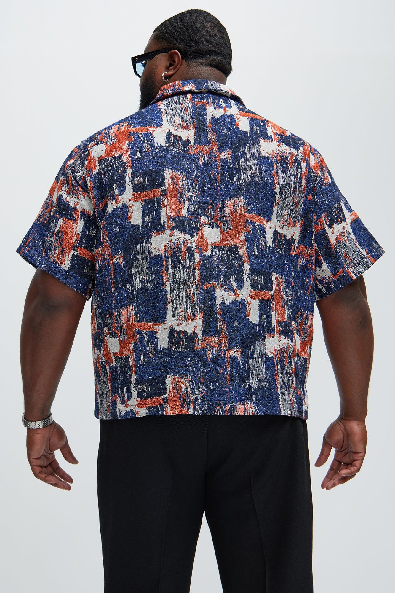 Hayward Tapestry Shirt - Blue/combo Product Image