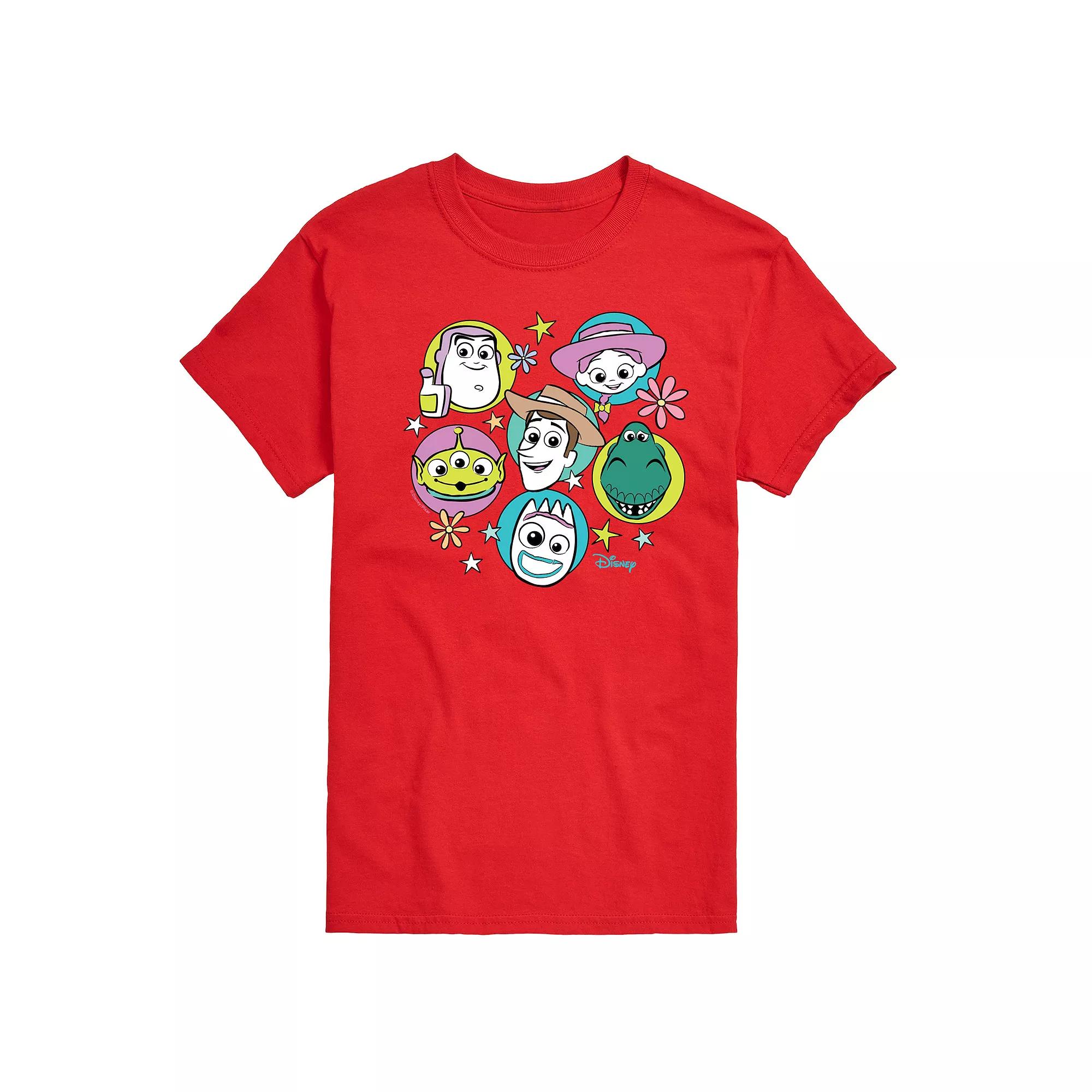 Disney / Pixar's Toy Story 4 Men's Group Grid Graphic Tee,  Product Image