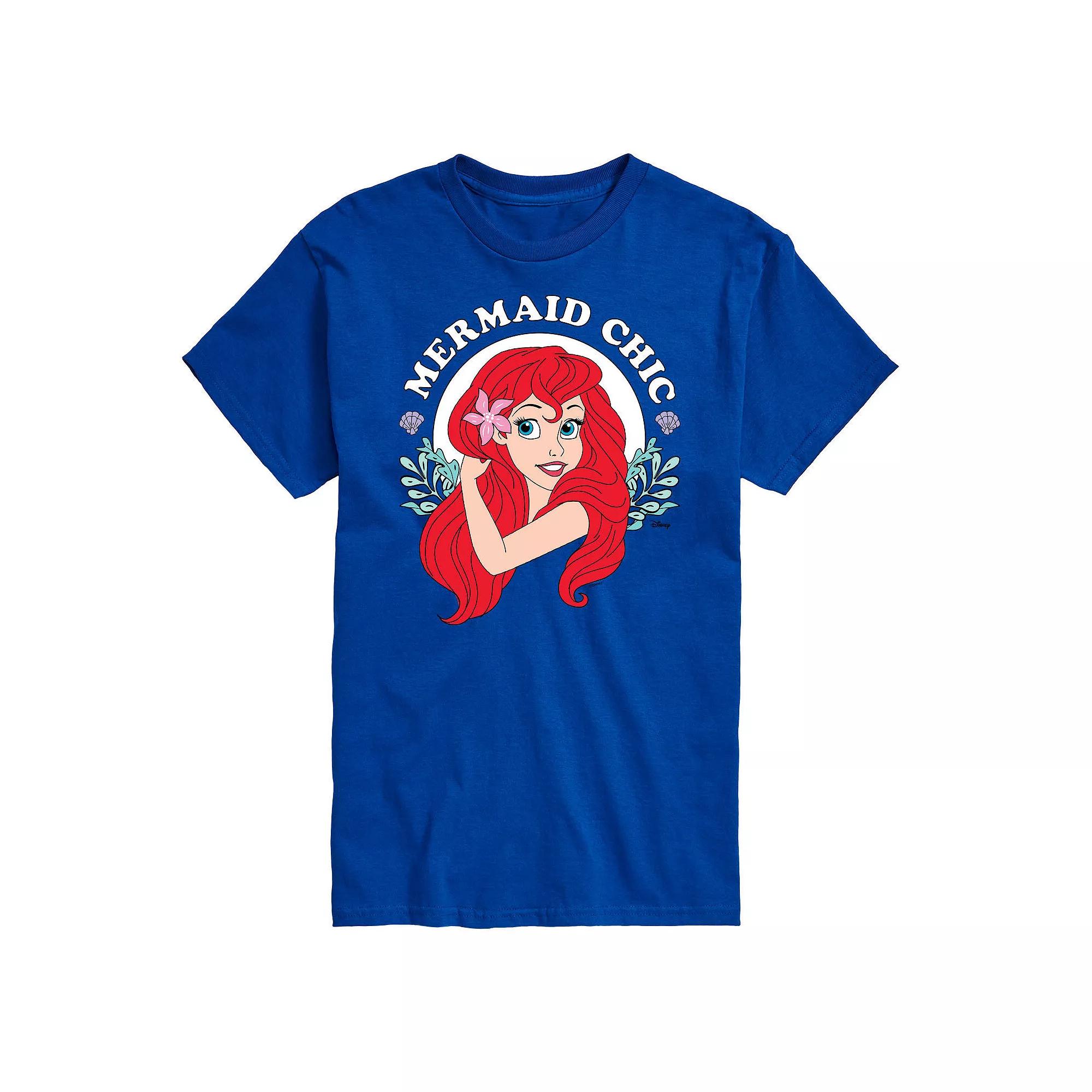 Disney's The Little Mermaid Big & Tall Chic Graphic Tee, Men's,  Product Image