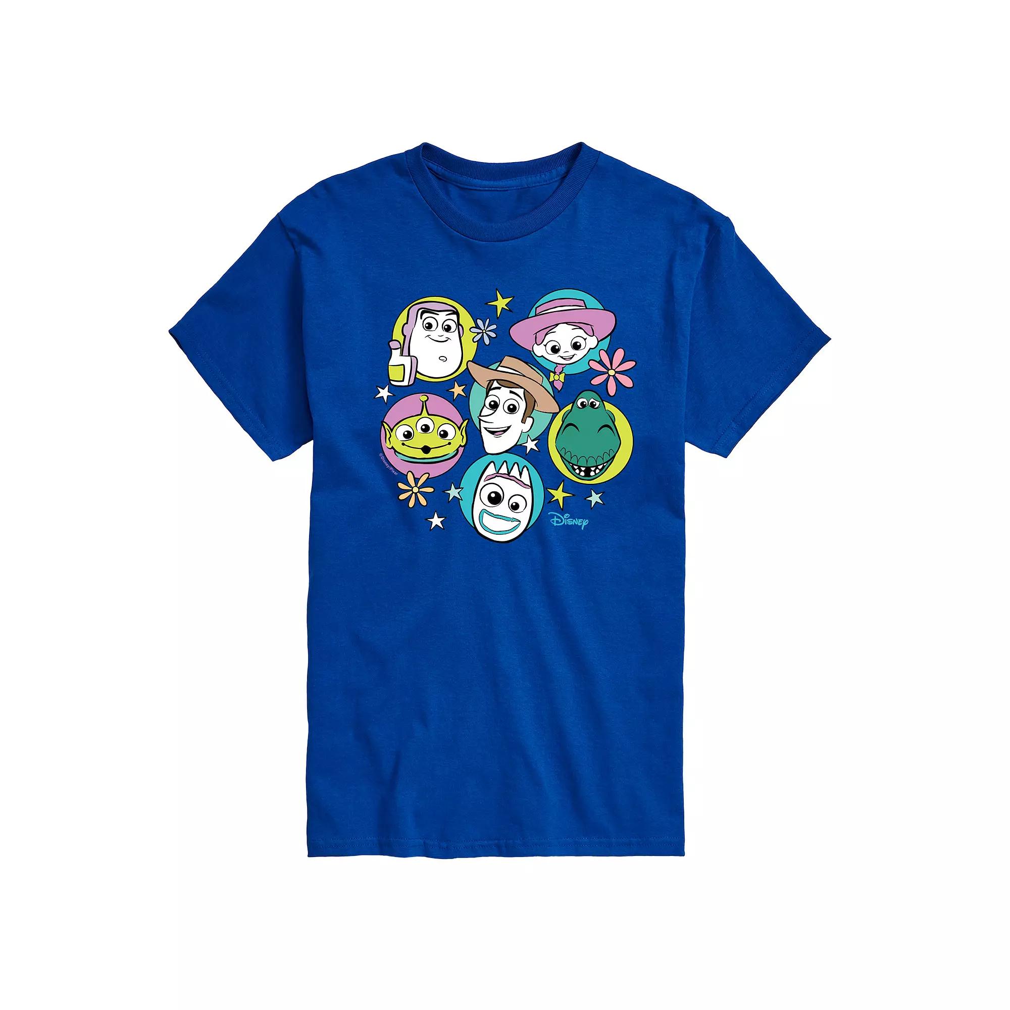 Disney / Pixar's Toy Story 4 Men's Group Grid Graphic Tee,  Product Image