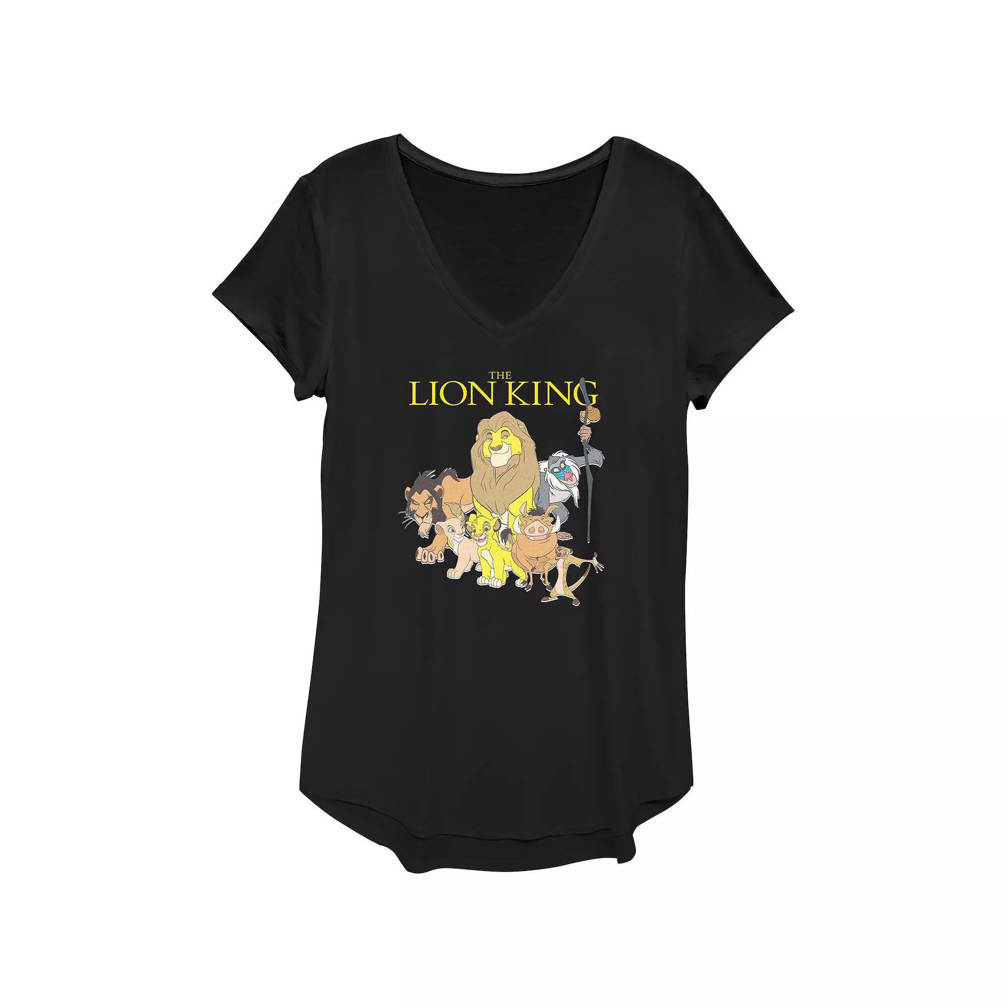 Disney's The Lion King Women's Group Poster Graphic Tee,  Product Image