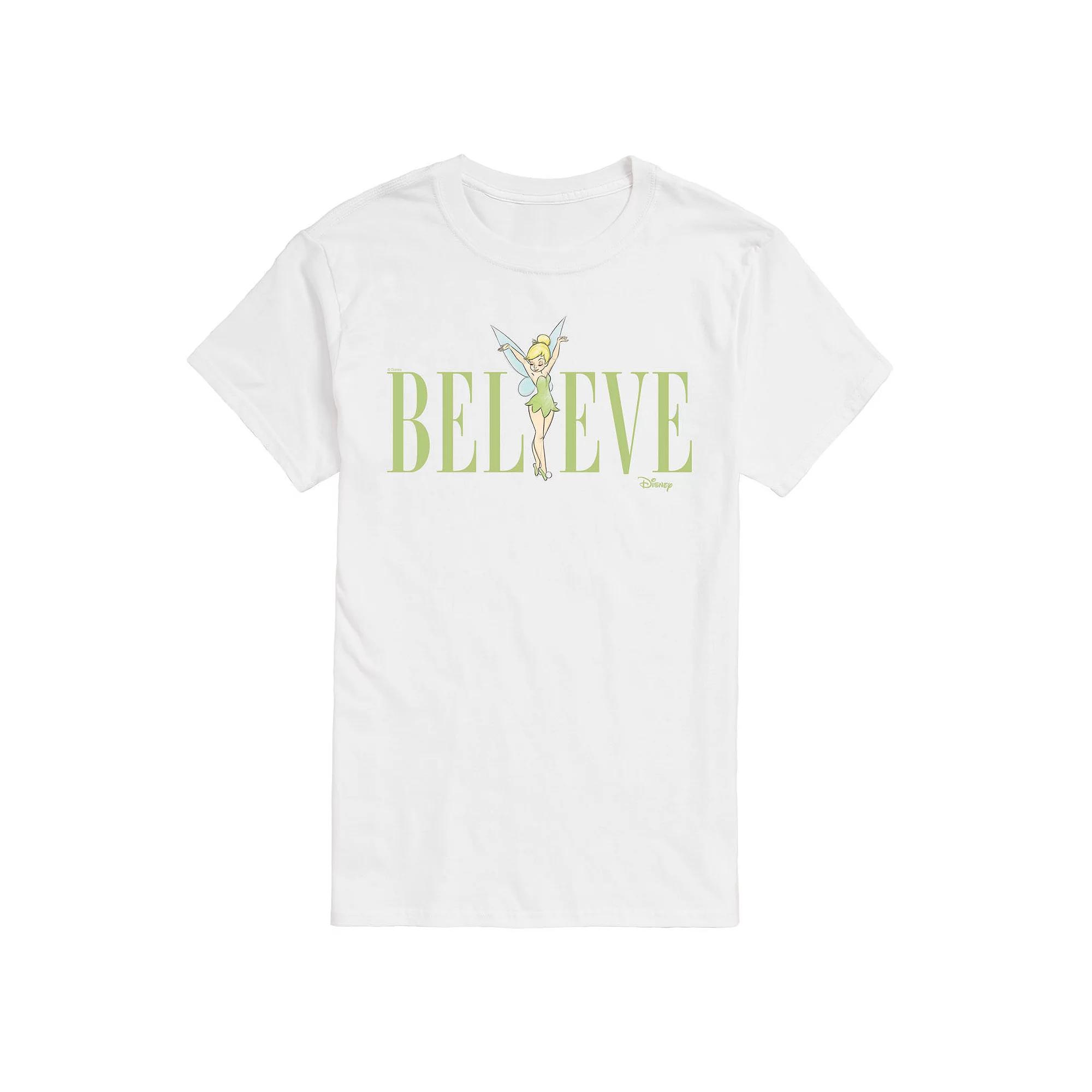 Disney's Tinker Bell Big & Tall Believe Graphic Tee, Men's,  Product Image
