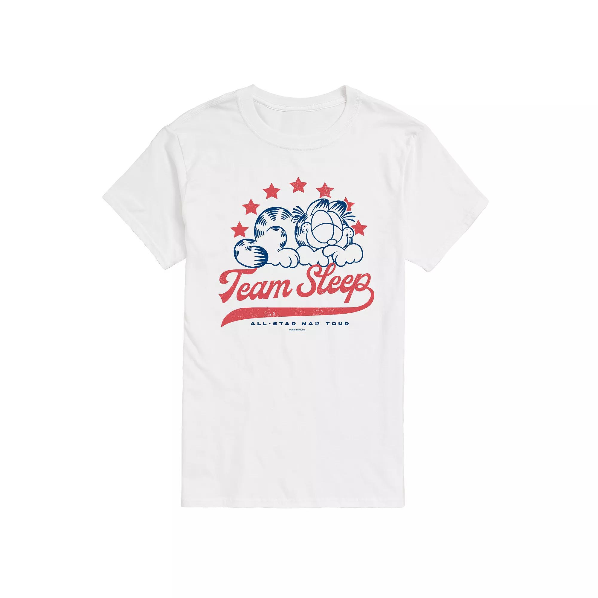 Big & Tall Garfield Team Sleep All-Star Nap Tour Graphic Tee, Men's,  Product Image
