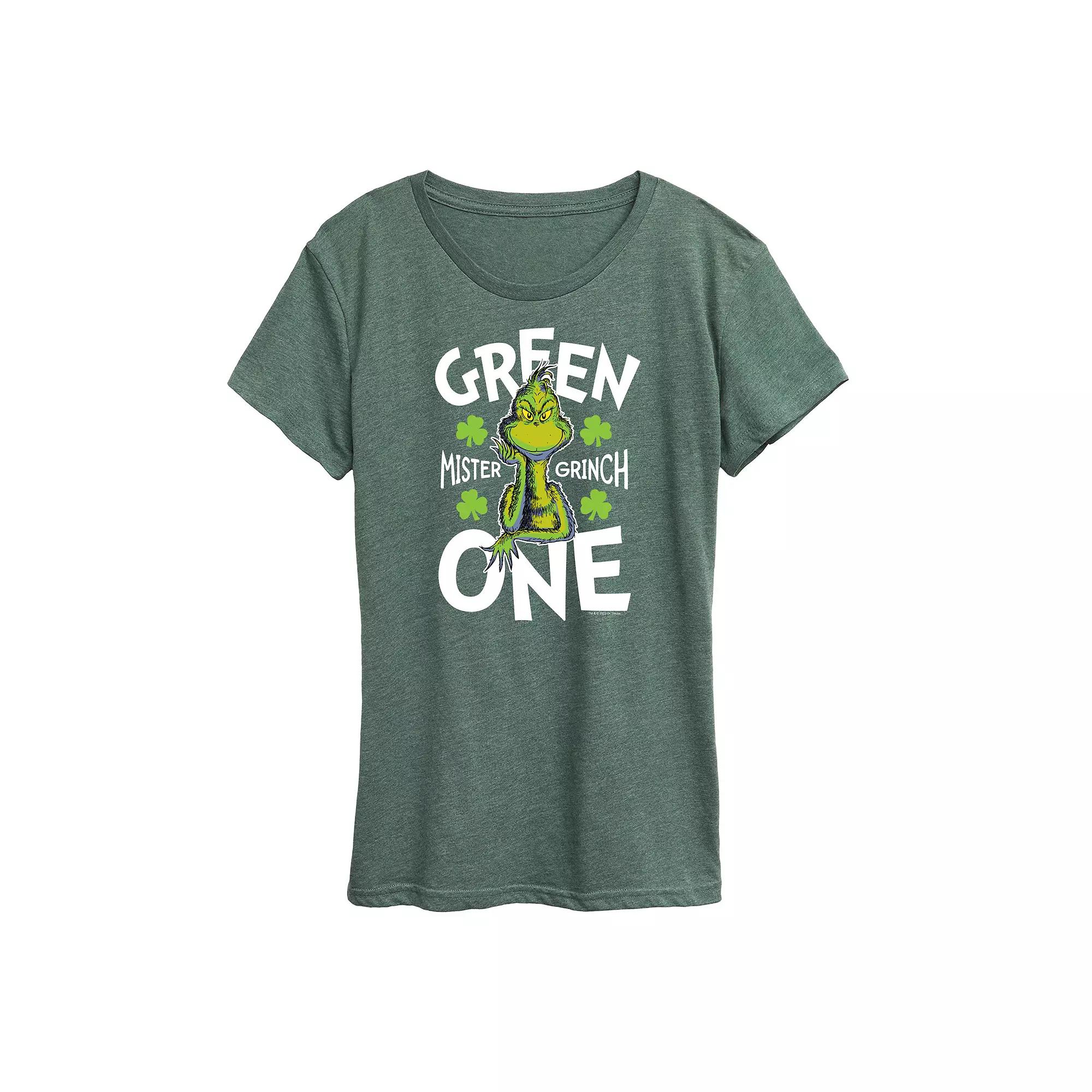 Women's Dr. Seuss Green One Graphic Tee,  Product Image