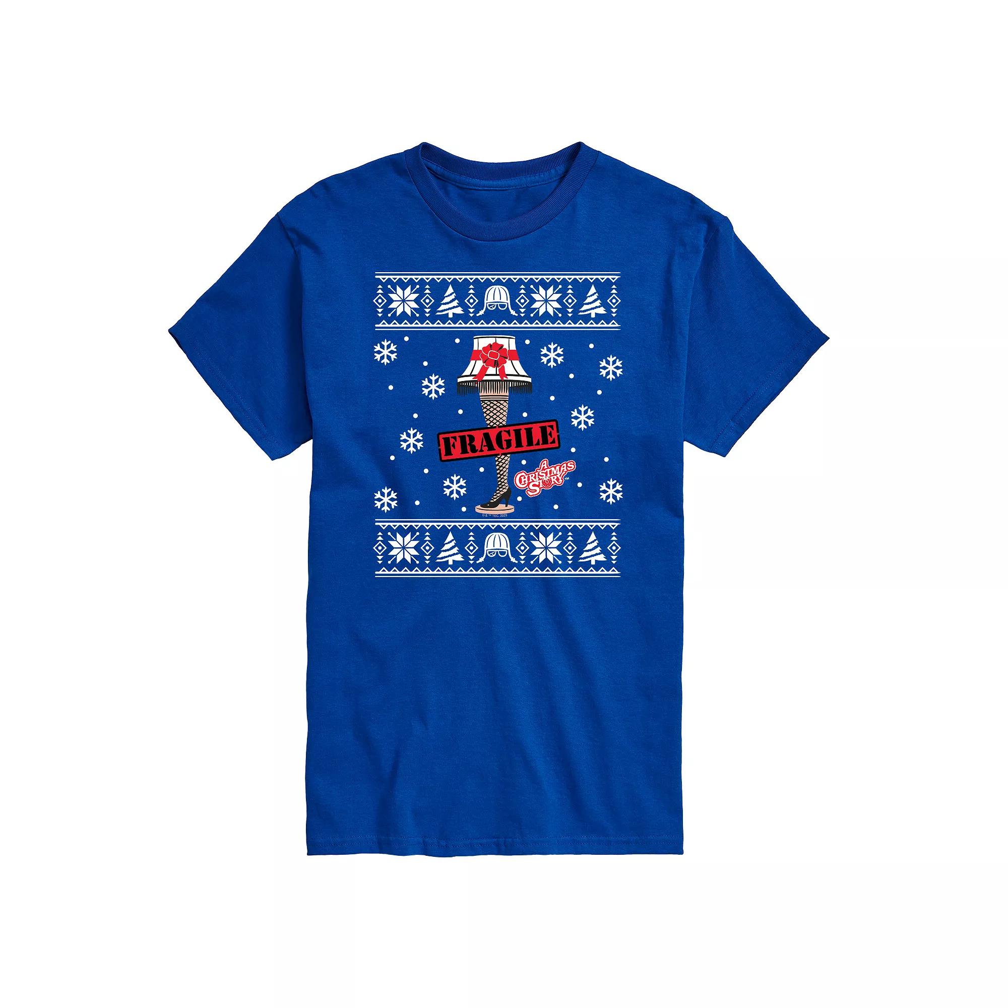 Men's A Christmas Story Fragile Leg Graphic Tee,  Product Image
