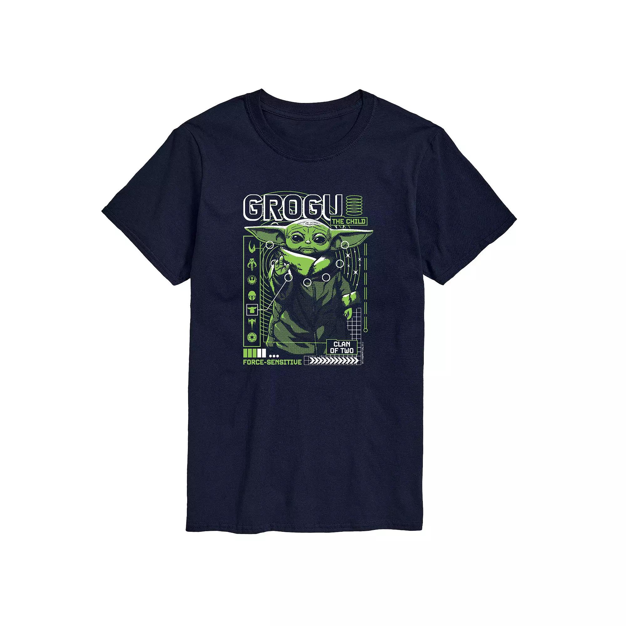 Men's Star Wars The Mandalorian Grogu Digital Graphic Tee,  Product Image