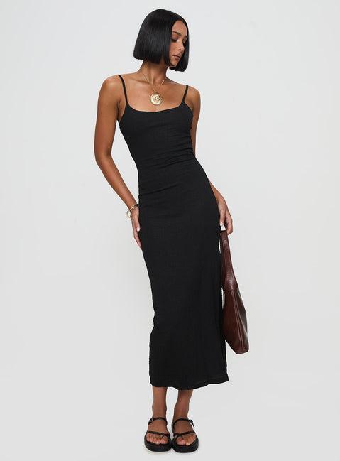 Elestria Maxi Dress Black Product Image