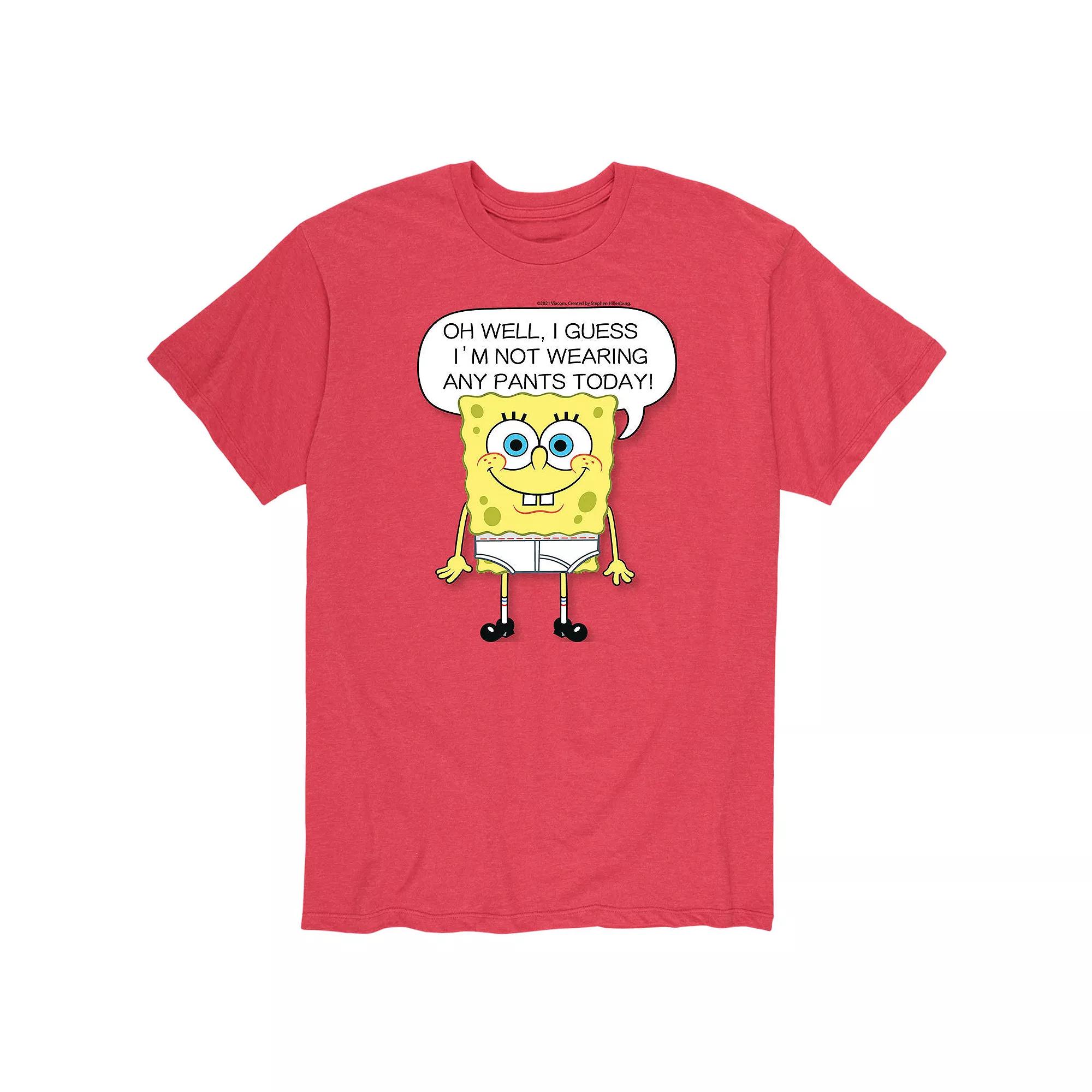 Men's SpongeBob No Pants Tee,  Product Image