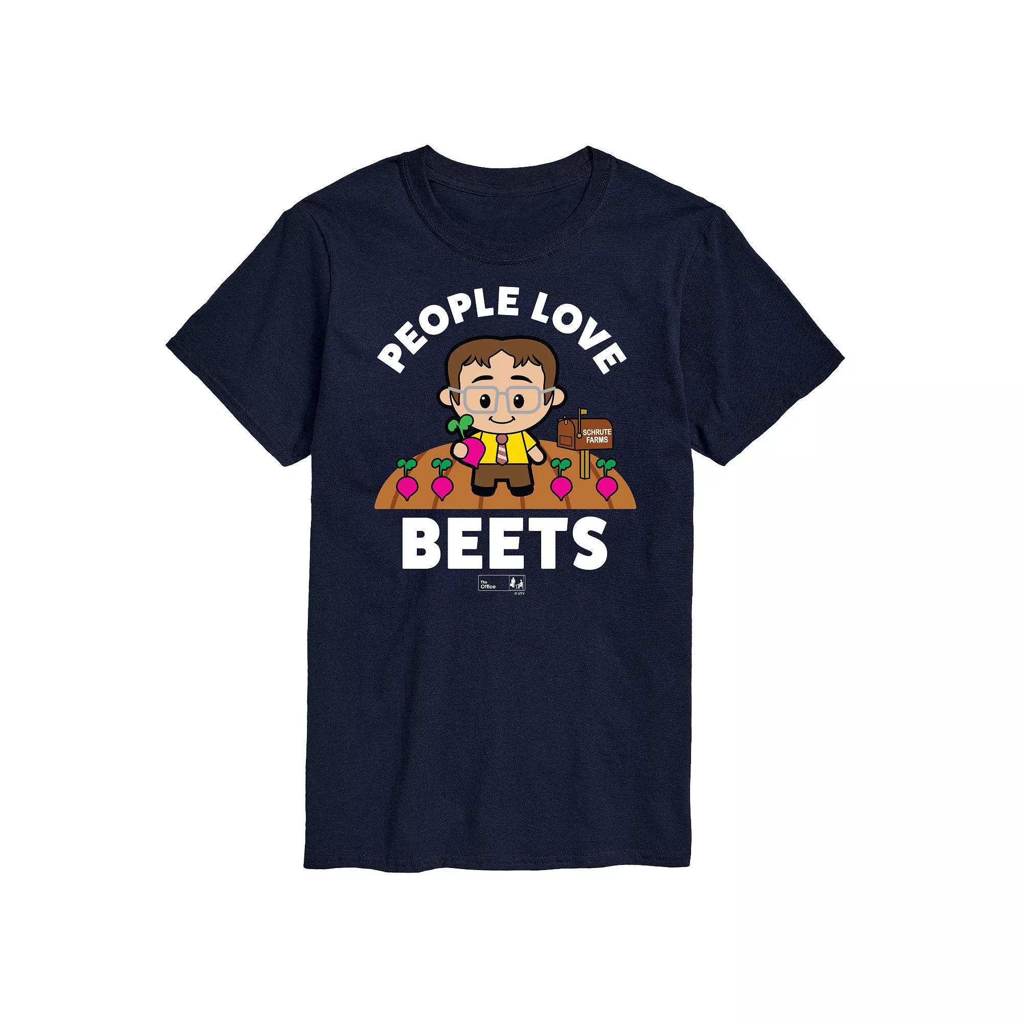 Big & Tall The Office People Love Beets Graphic Tee, Men's,  Product Image