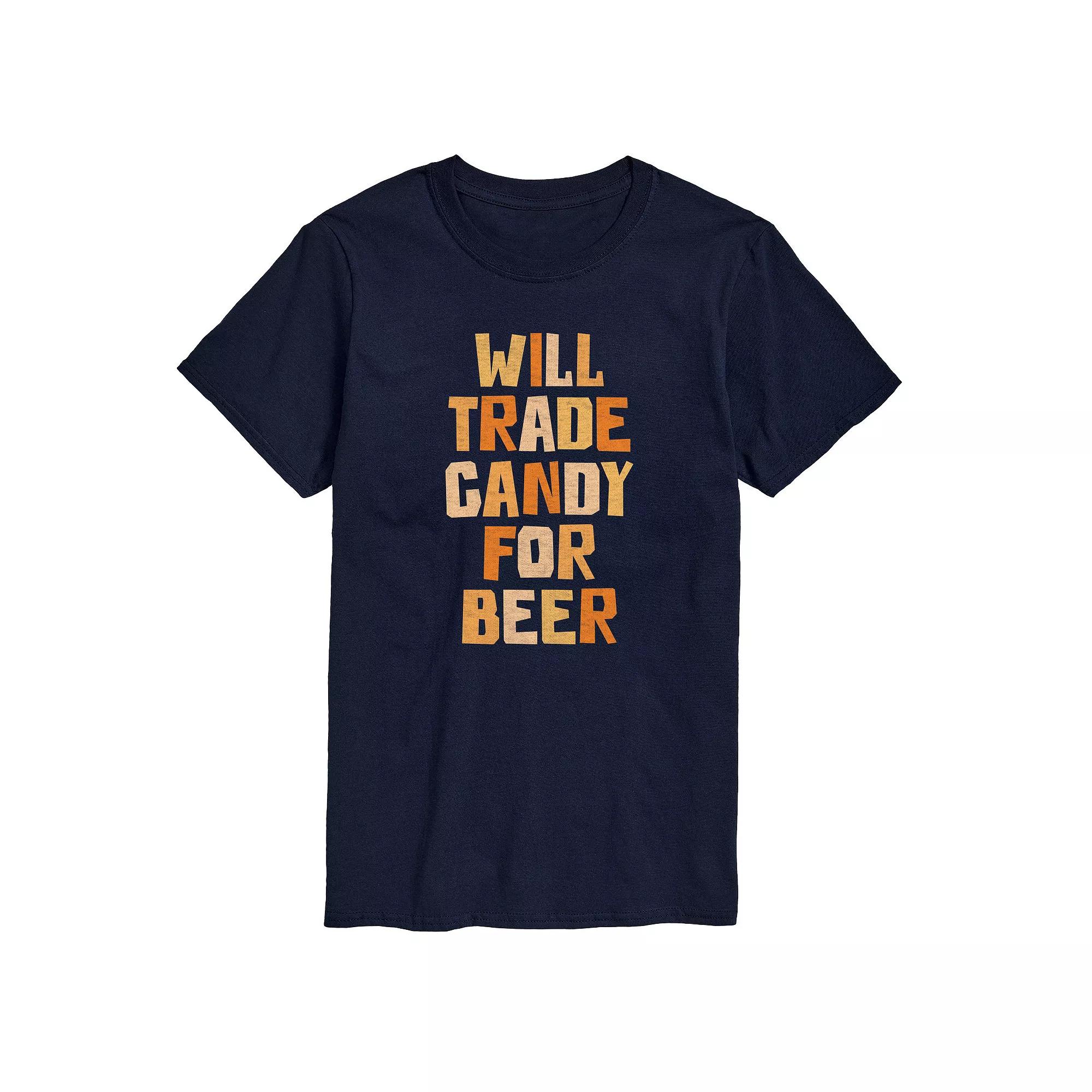 Men's Will Trade Candy For Beer Graphic Tee,  Product Image