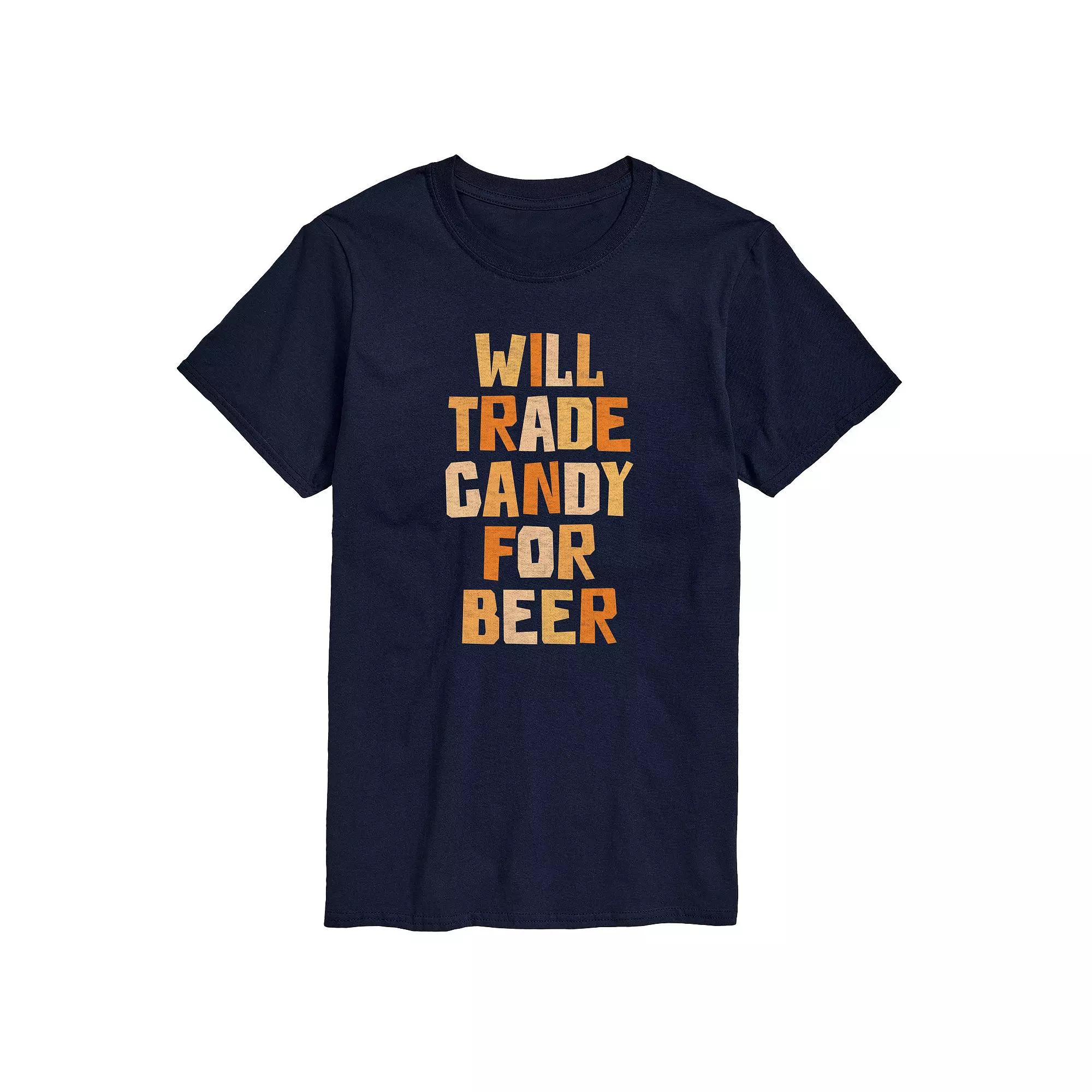 Men's Will Trade Candy For Beer Graphic Tee,  Product Image