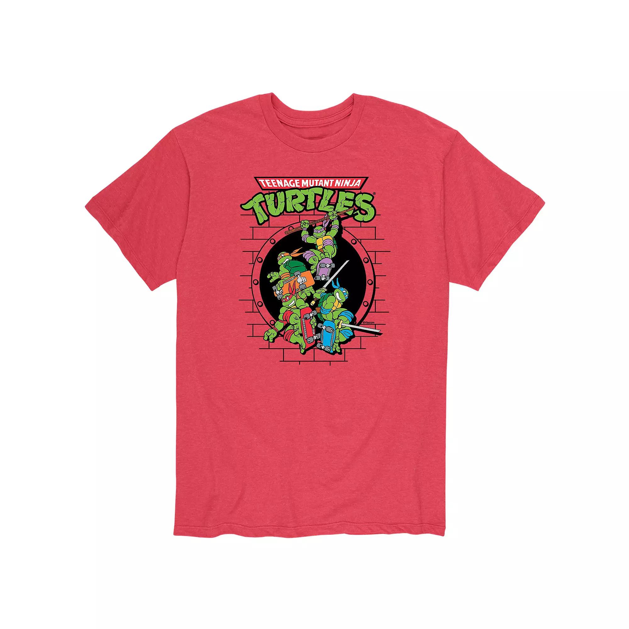 Men's Teenage Mutant Ninja Turtles Sewer Skateboard Tee,  Product Image