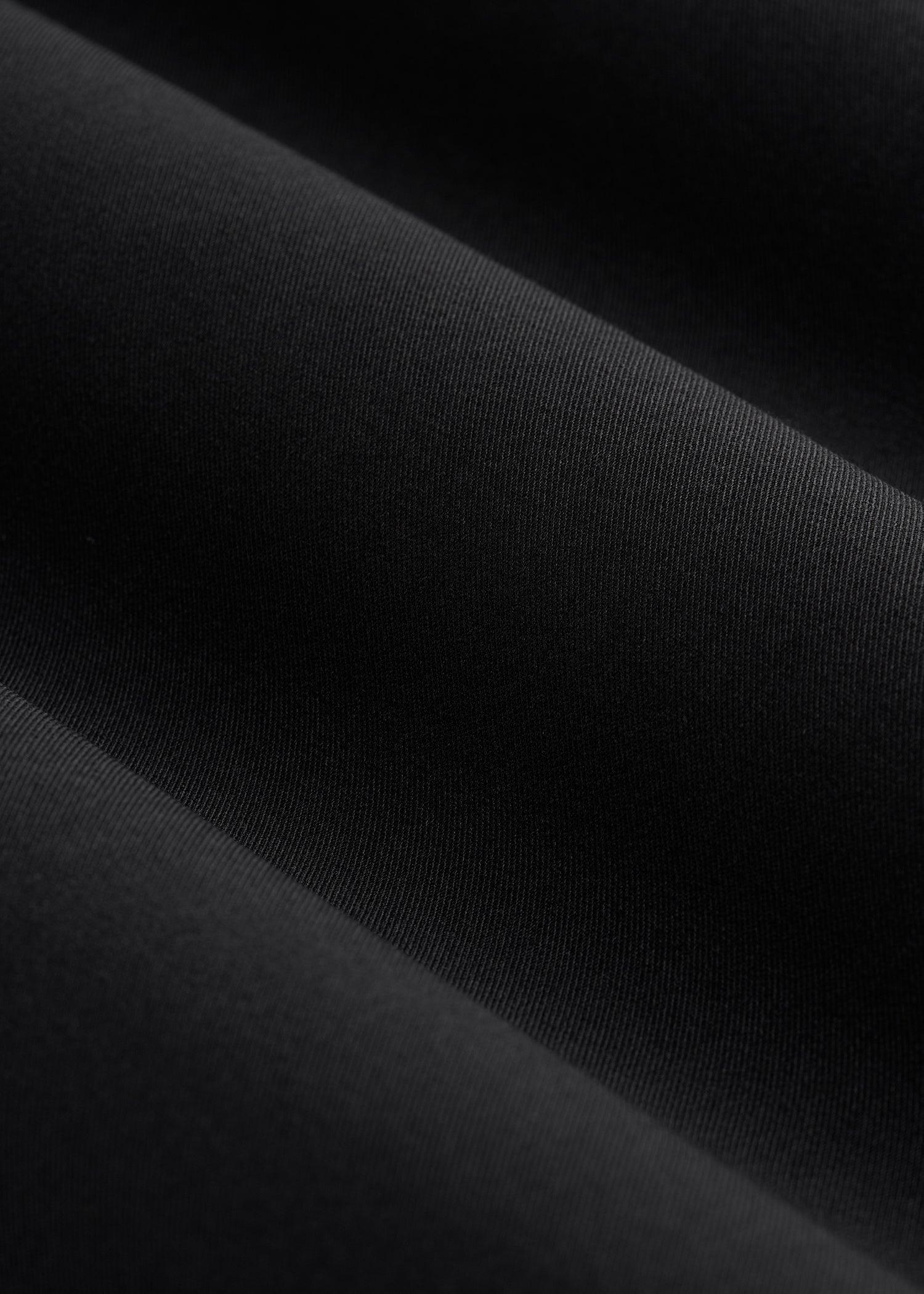 Short Sleeve V-Neck Scrub Top for Tall Women in Black Female Product Image