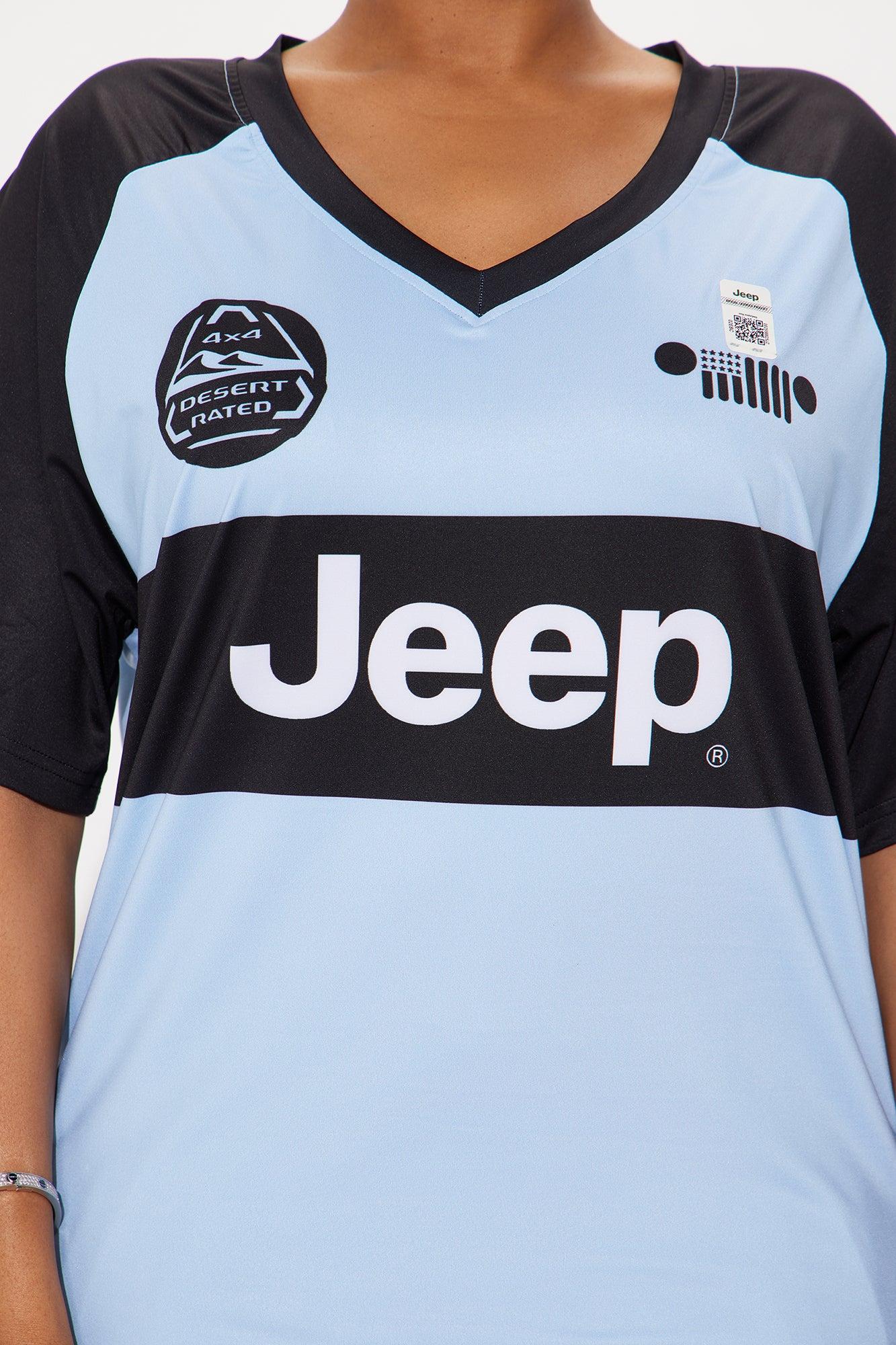 Jeep Wrangler Jersey Tee - Light Blue Product Image