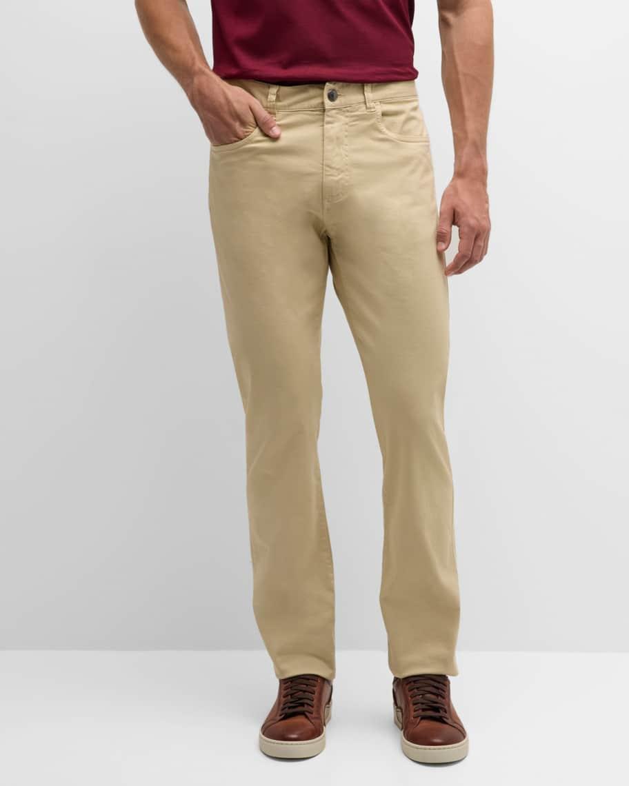 Men's Slim Twill 5-Pocket Pants Product Image